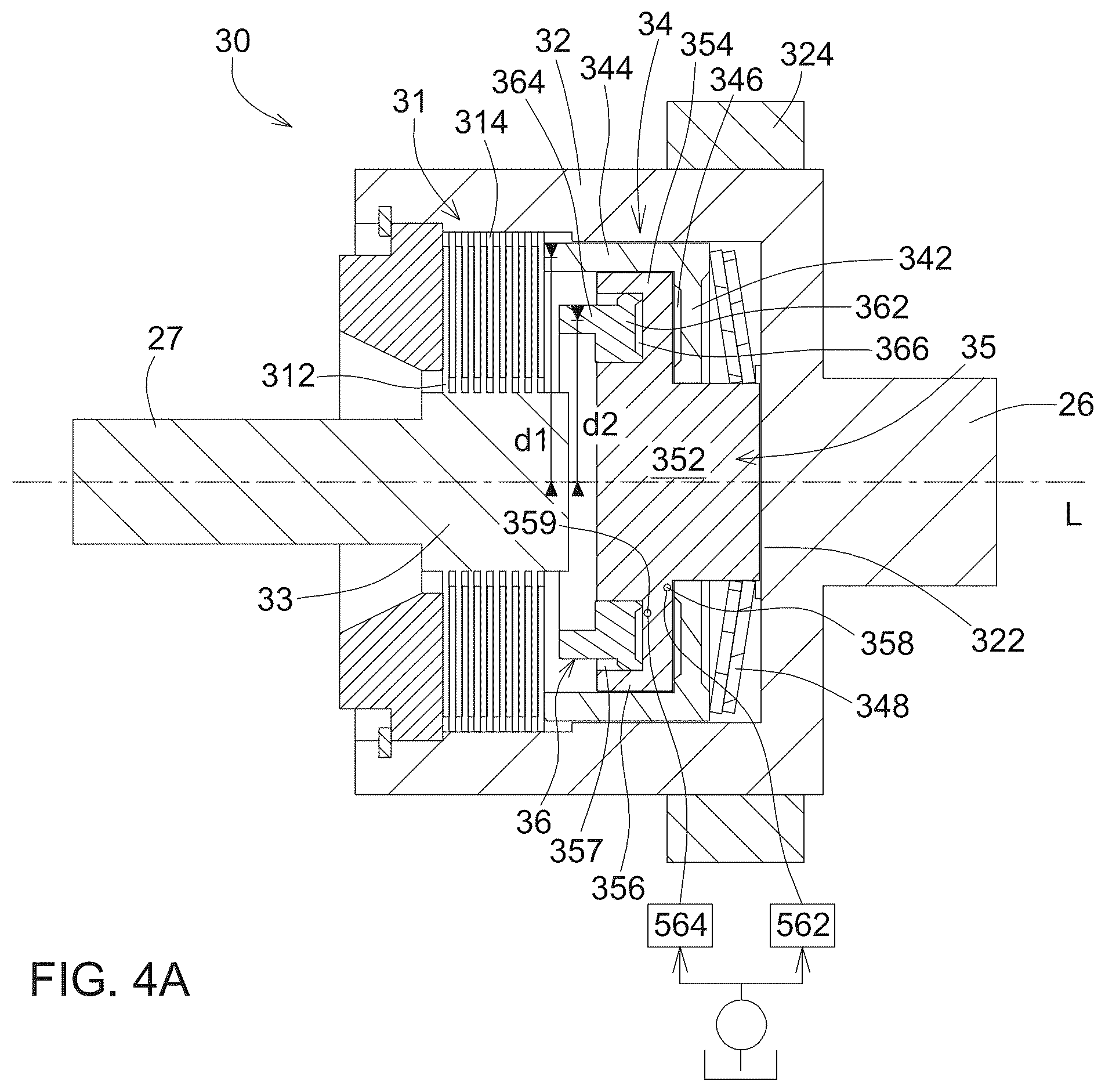 Patent US12460685 Figure 6 – Piston clutch