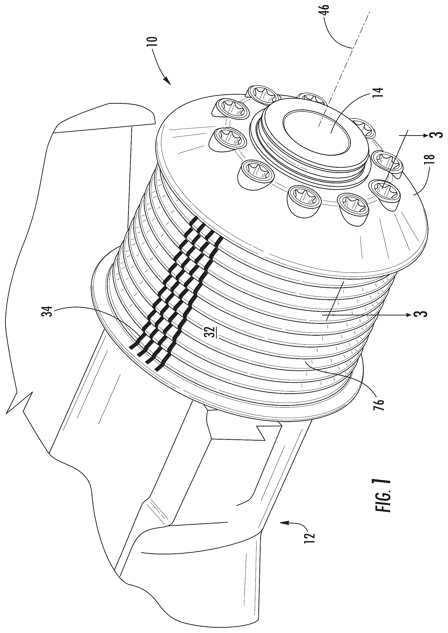 Patent US12460686 Figure 1 – Electromagnetic clutch