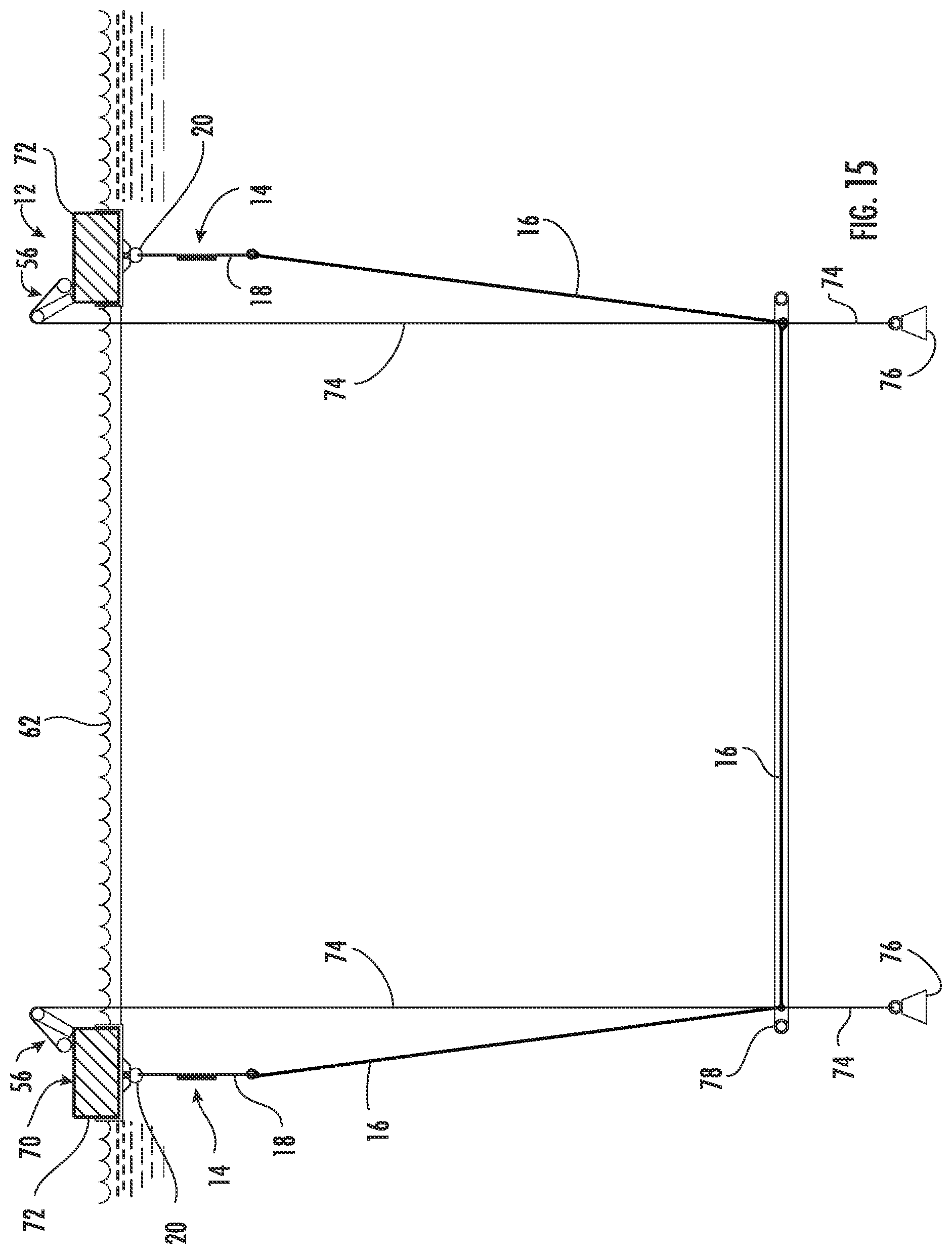 Patent US12460692 Figure 10 – Flexible tensile member with releasable convolutions for absorbing tensile energy