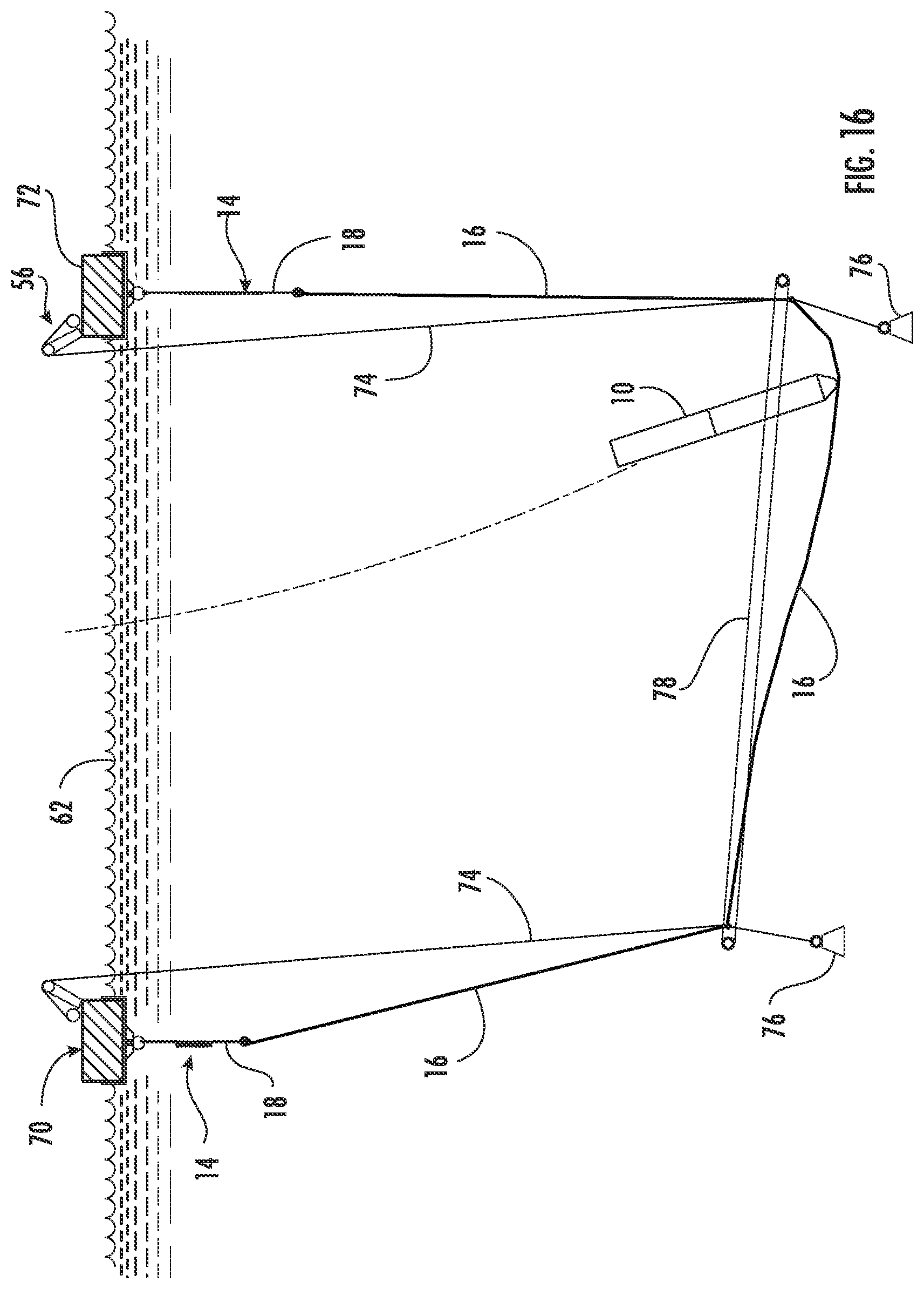 Patent US12460692 Figure 11 – Flexible tensile member with releasable convolutions for absorbing tensile energy