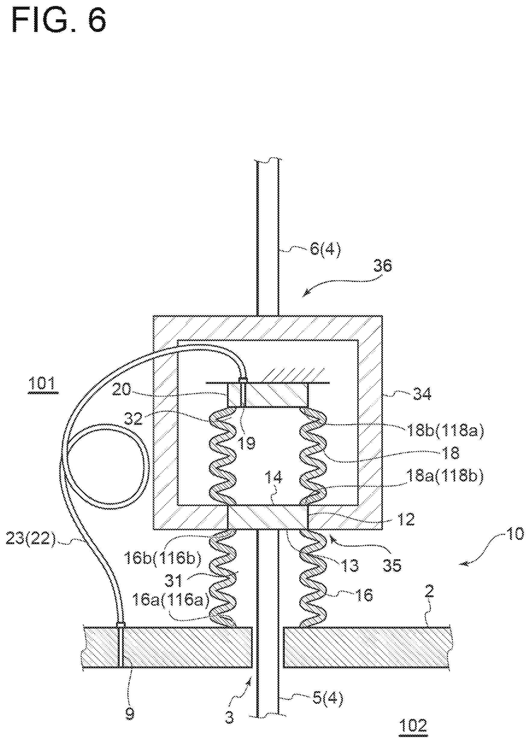 Patent US12460693 Figure 7 – Sealing device and drive apparatus including the same