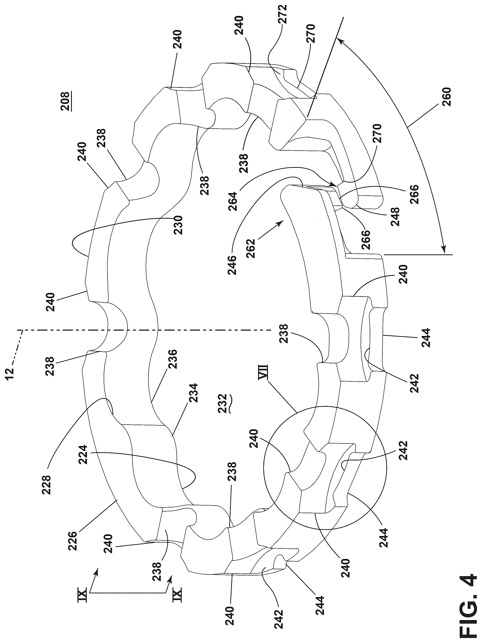 Patent US12460694 Figure 4 – Hydraulic damper having a pressure tube and a ring