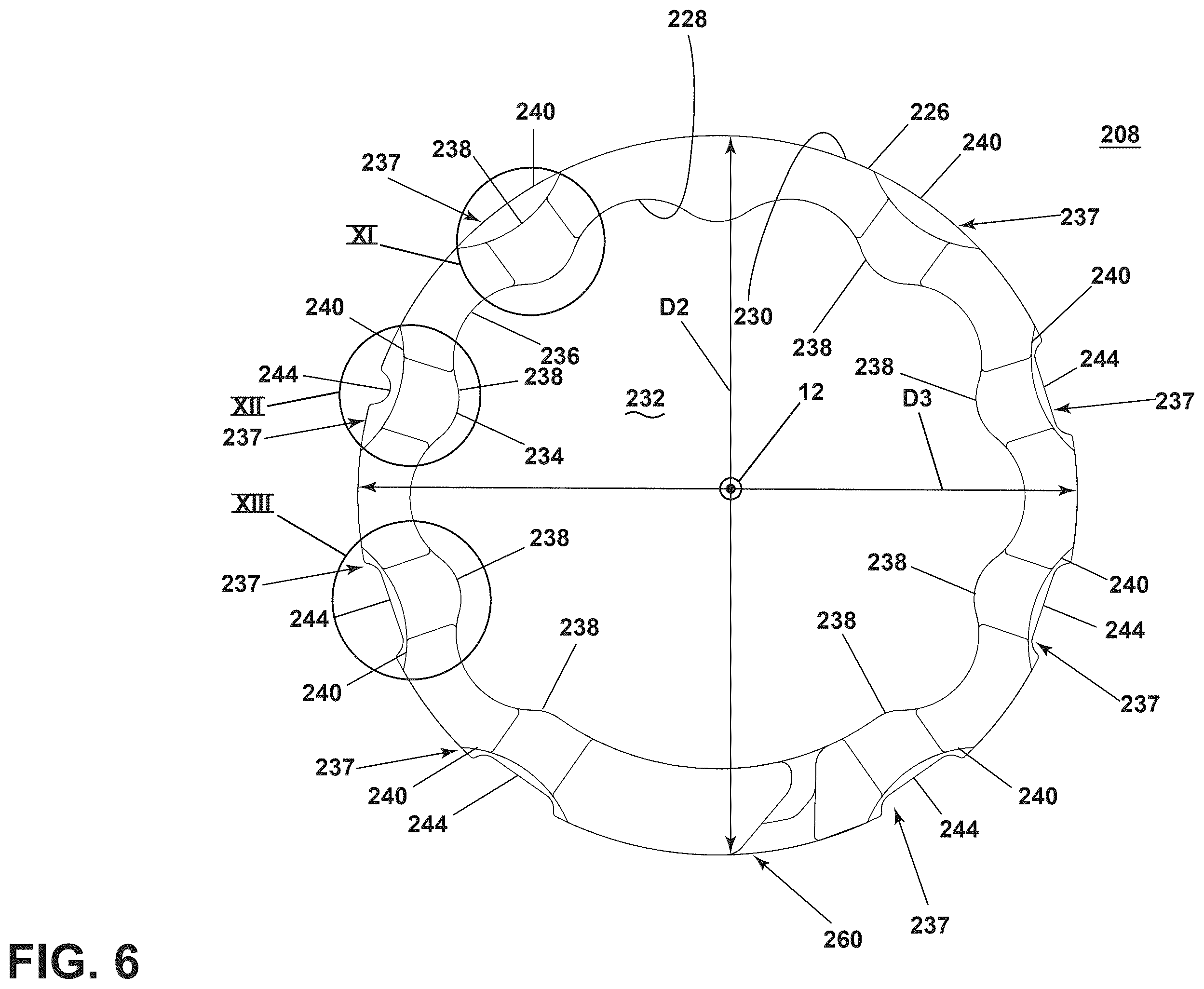 Patent US12460694 Figure 6 – Hydraulic damper having a pressure tube and a ring