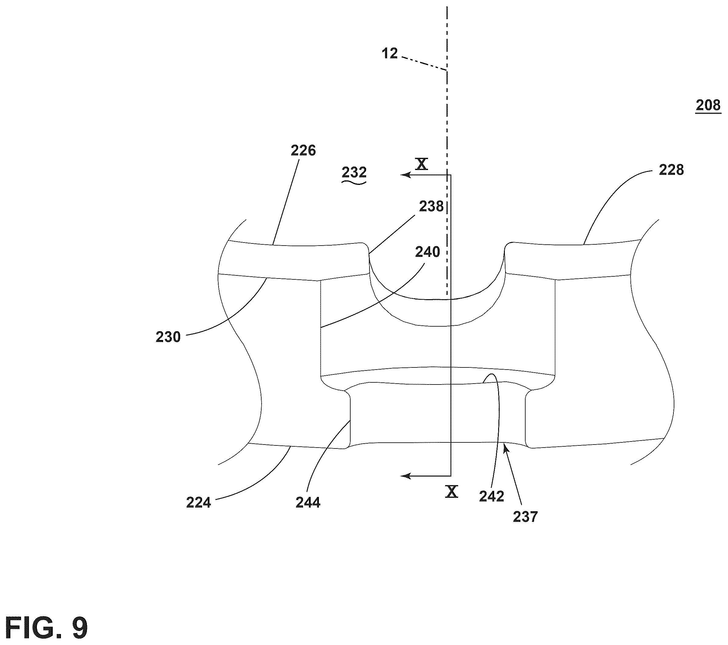Patent US12460694 Figure 9 – Hydraulic damper having a pressure tube and a ring