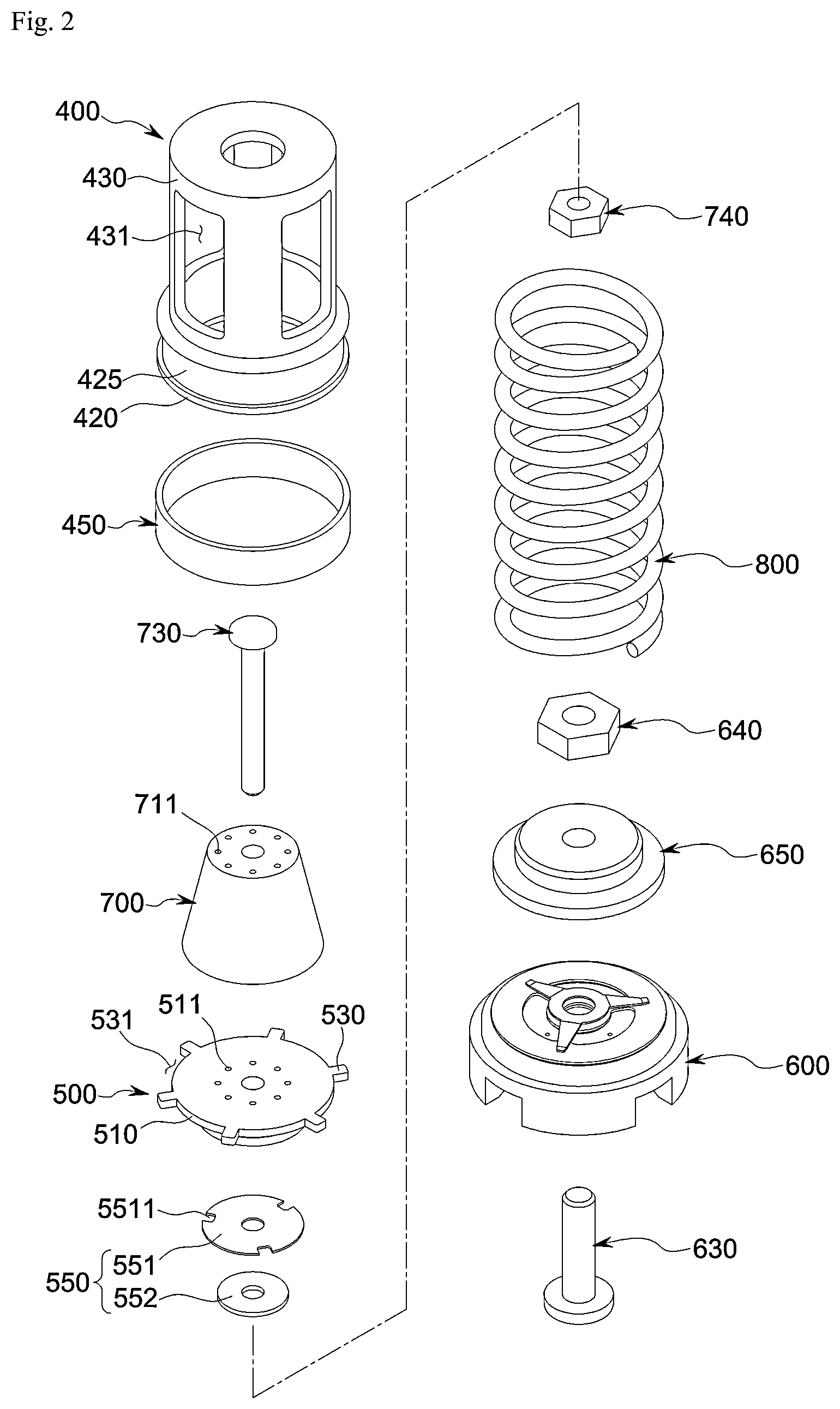 Patent US12460695 Figure 2 – Shock absorber