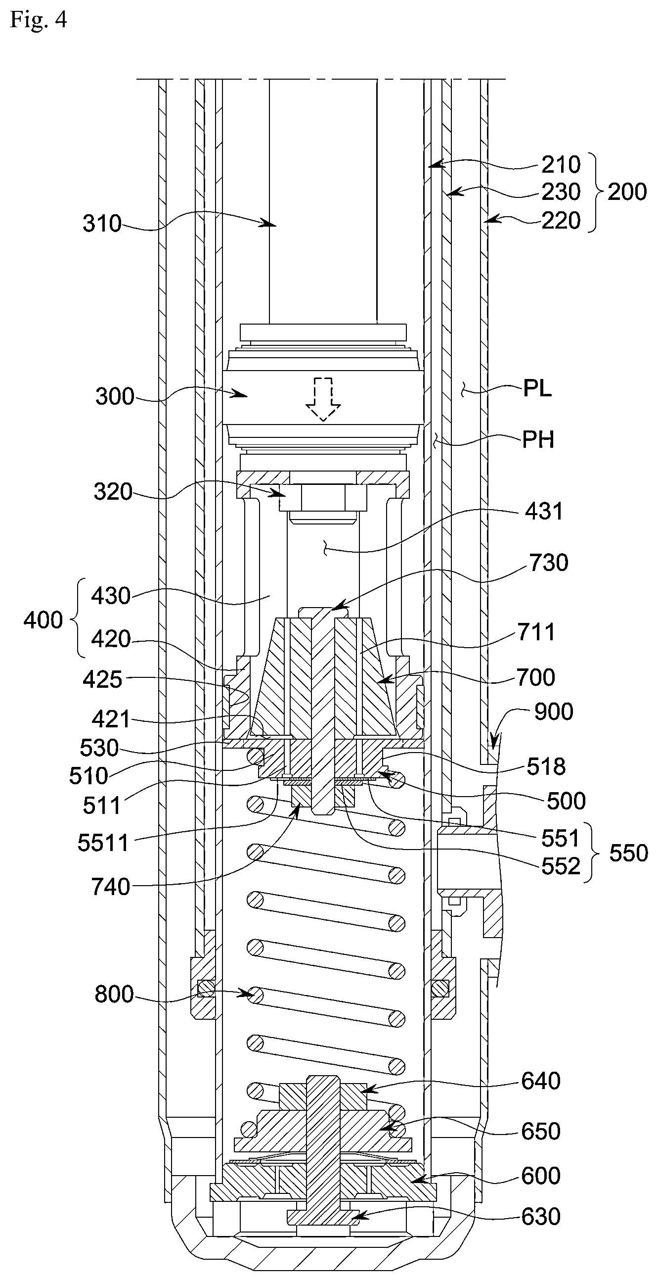 Patent US12460695 Figure 4 – Shock absorber