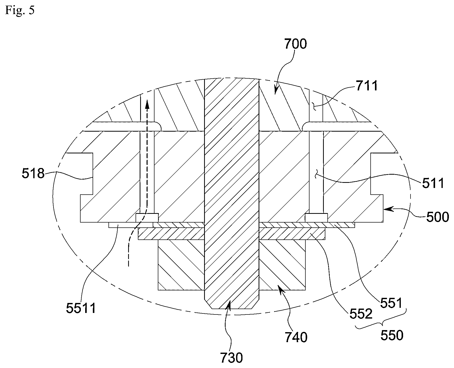 Patent US12460695 Figure 5 – Shock absorber