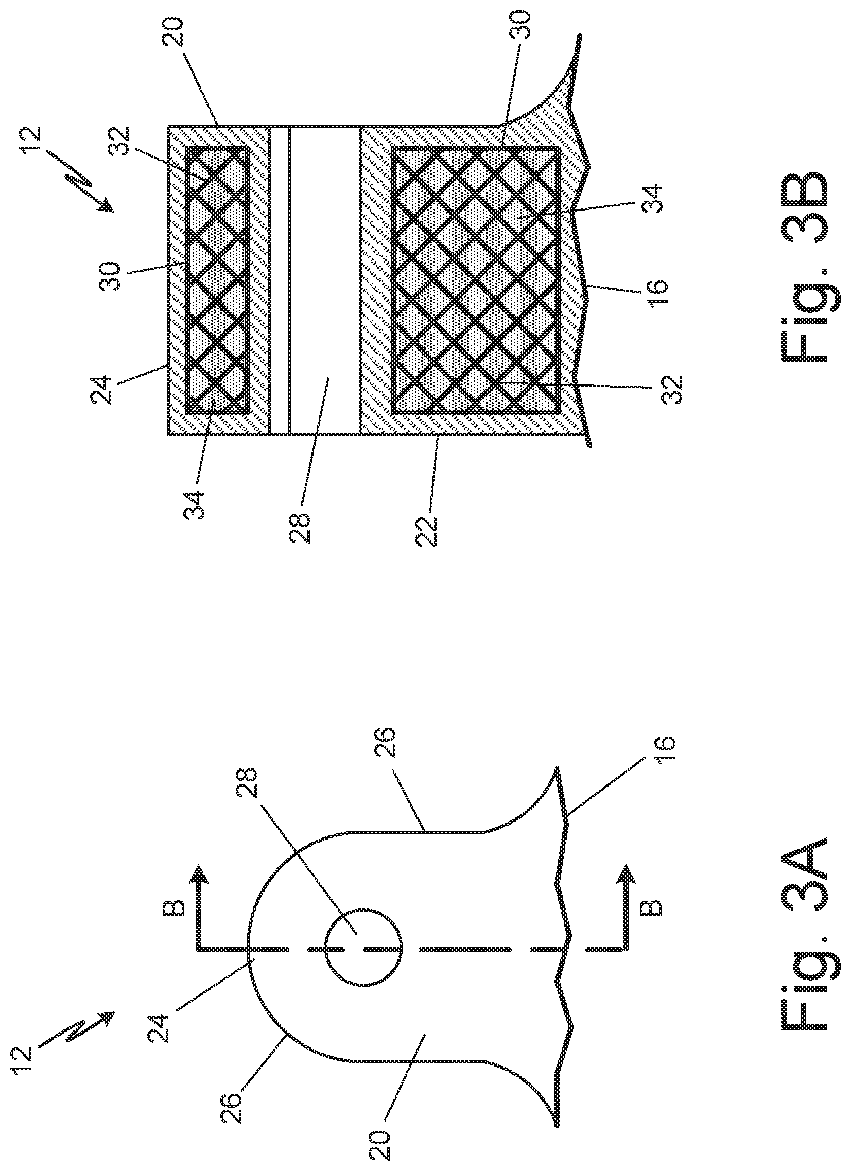 Patent US12460696 Figure 3 – Mounting lug with particle damping and method of manufacture