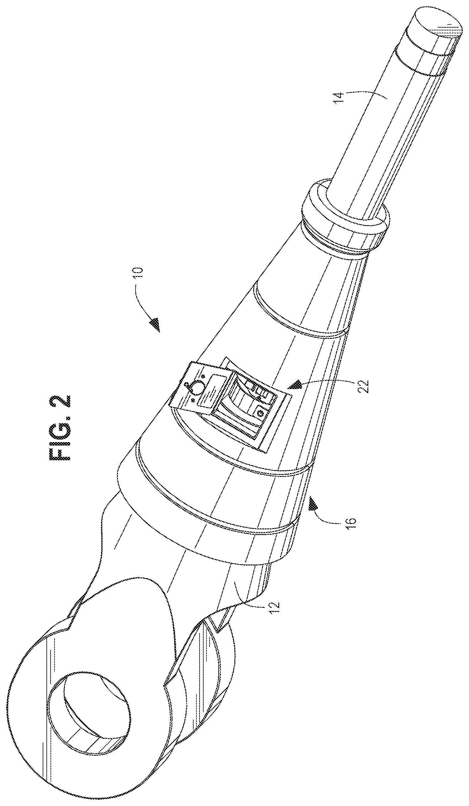 Patent US12460699 Figure 2 – Cable termination inspection cover assembly