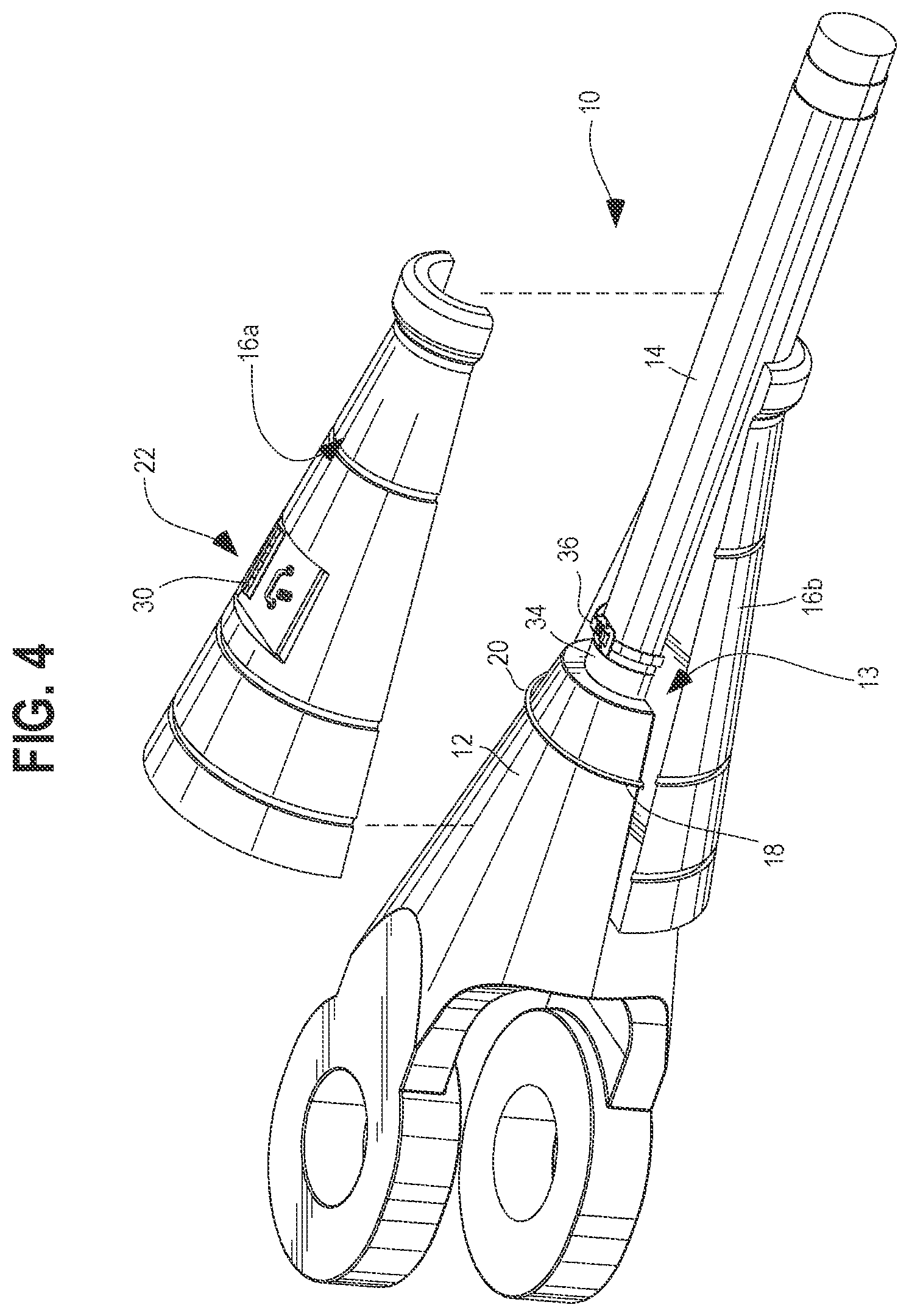 Patent US12460699 Figure 4 – Cable termination inspection cover assembly