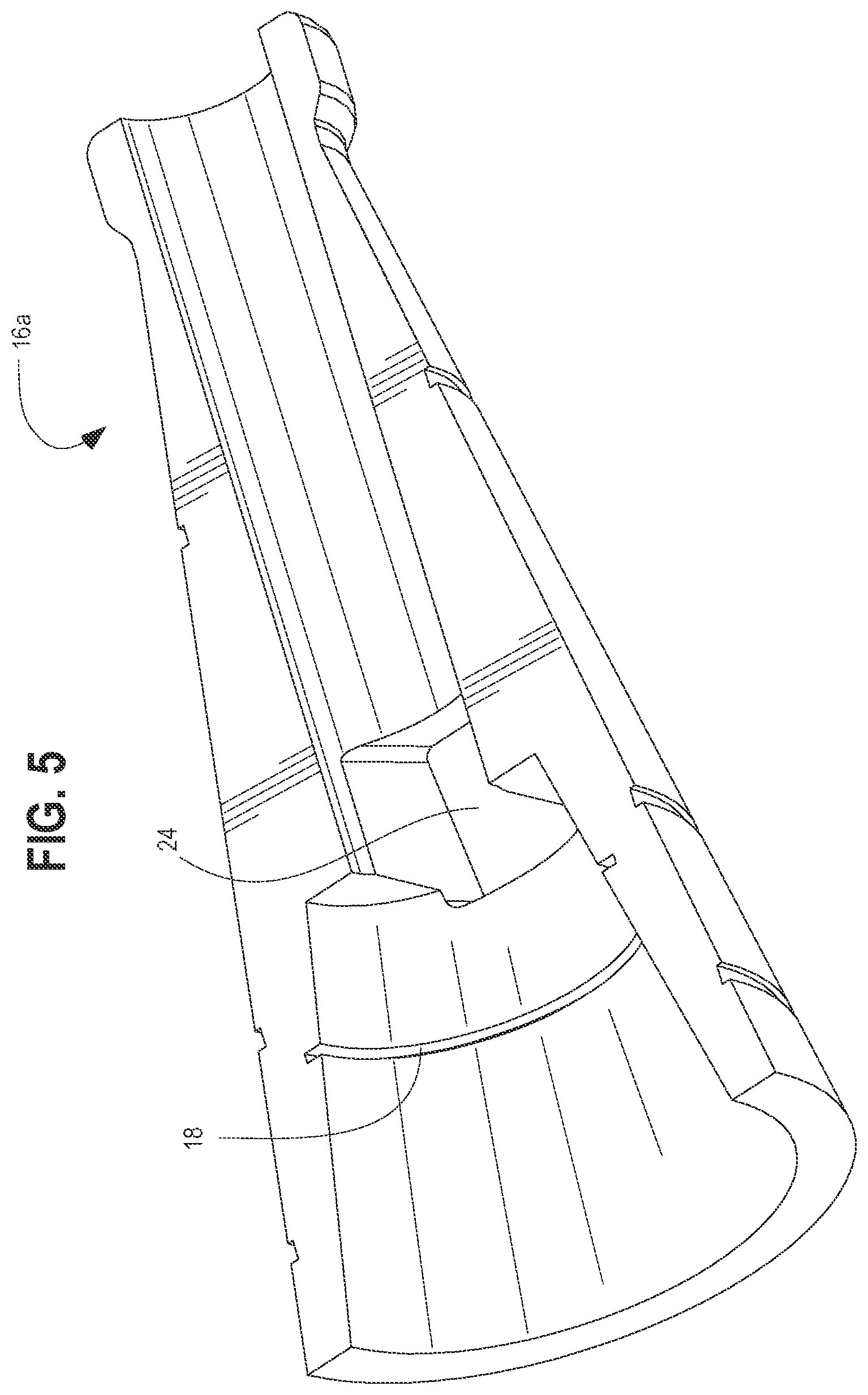 Patent US12460699 Figure 5 – Cable termination inspection cover assembly