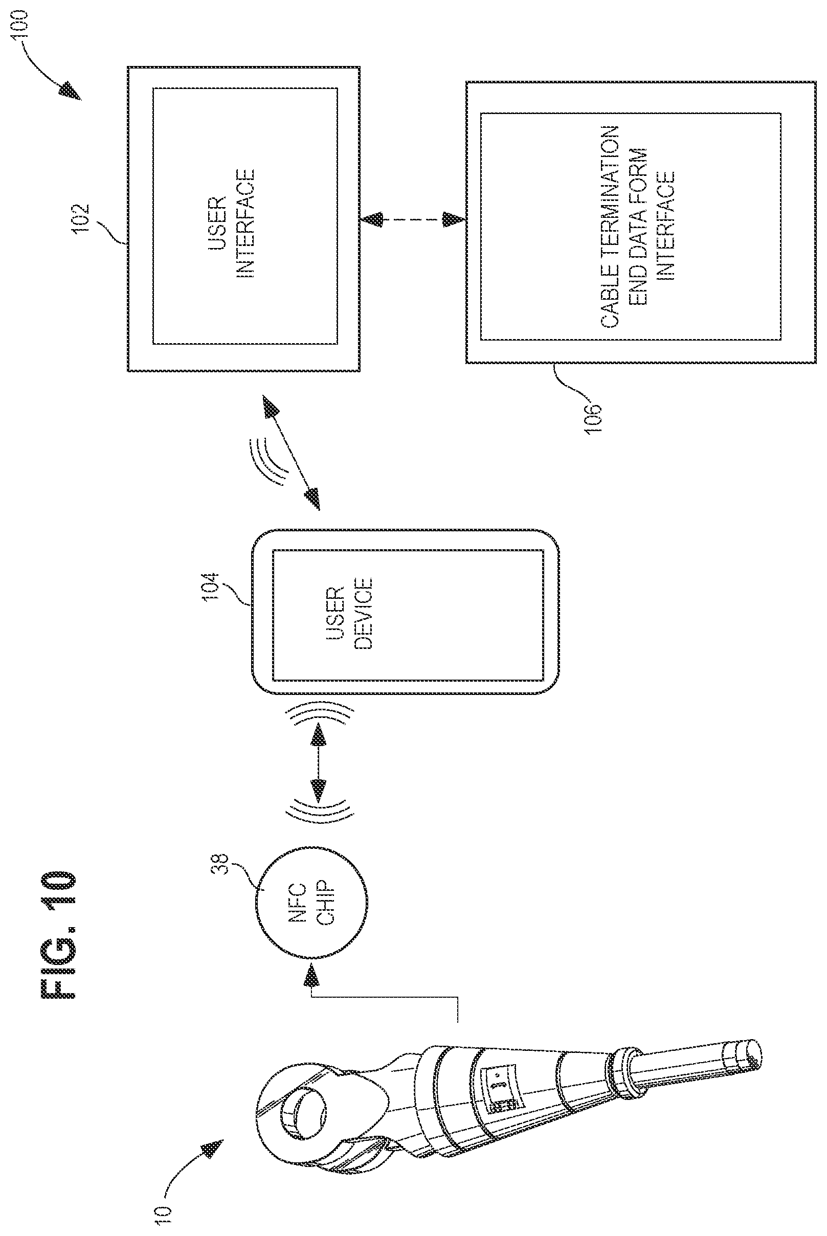 Patent US12460699 Figure 10 – Cable termination inspection cover assembly