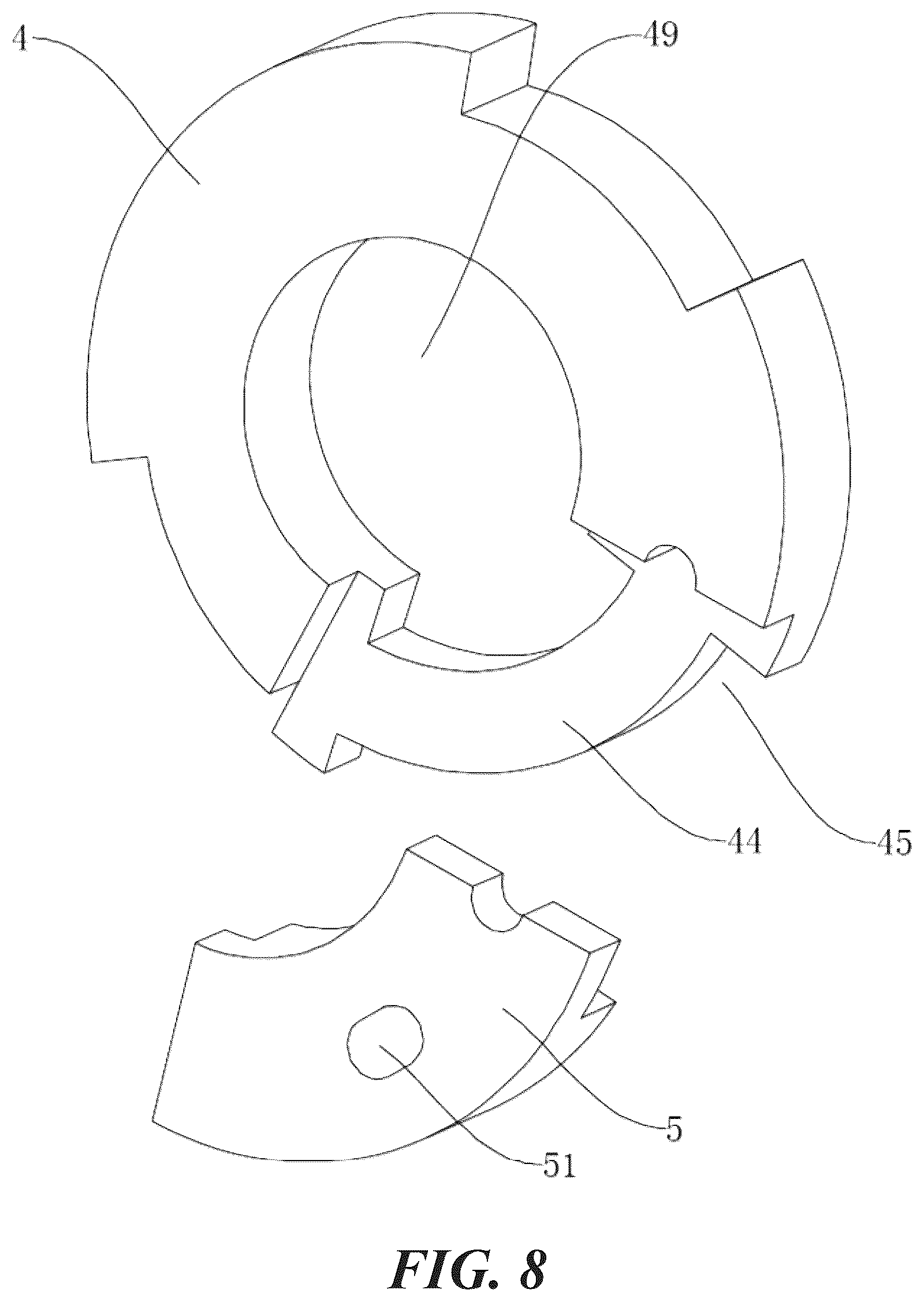 Patent US12460701 Figure 8 – Speed reducer, joint module and robotic arm