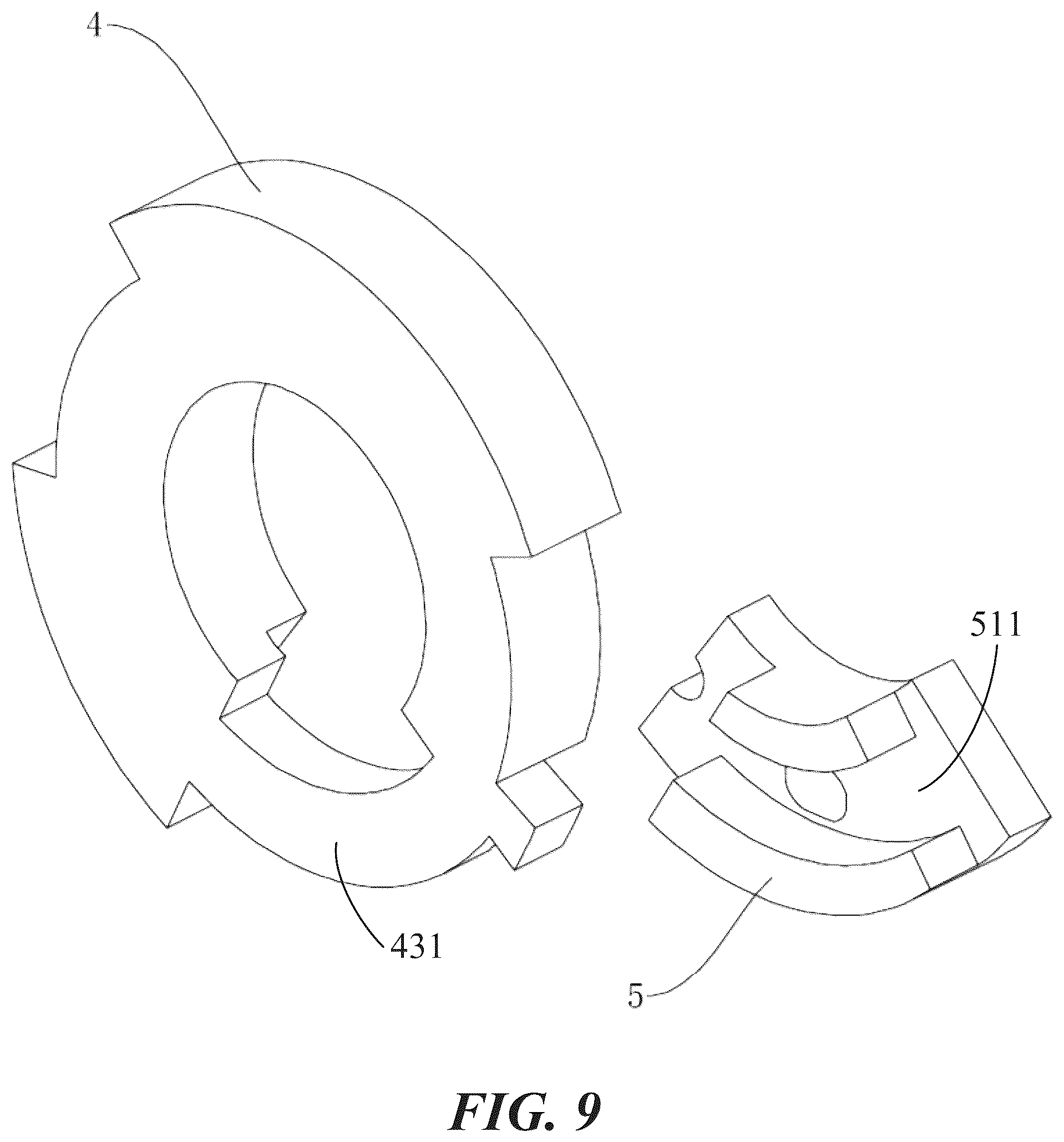Patent US12460701 Figure 9 – Speed reducer, joint module and robotic arm