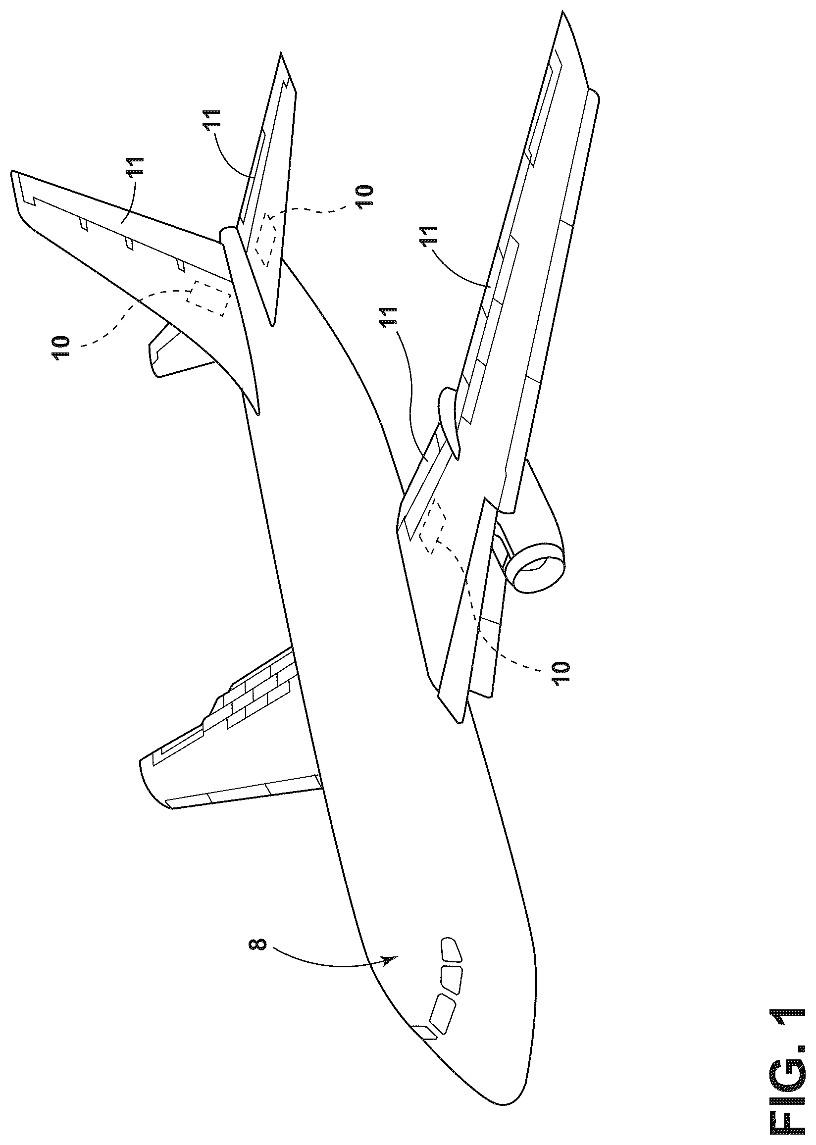 Patent US12460704 Figure 1 – Rotary actuator for flight control surface