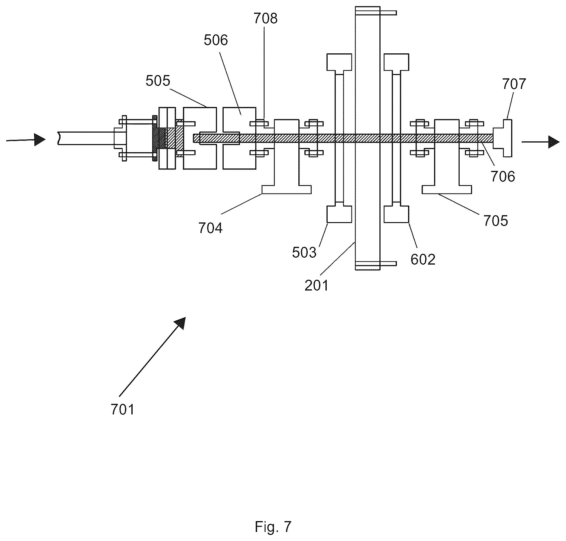Patent US12460705 Figure 7 – Multi-directional radial clutch to store potential energy