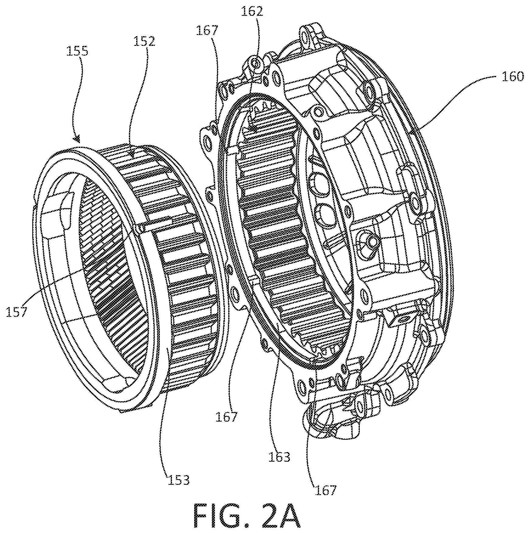 Patent US12460713 Figure 2 – Variable stiffness device to absorb backlash in splined components