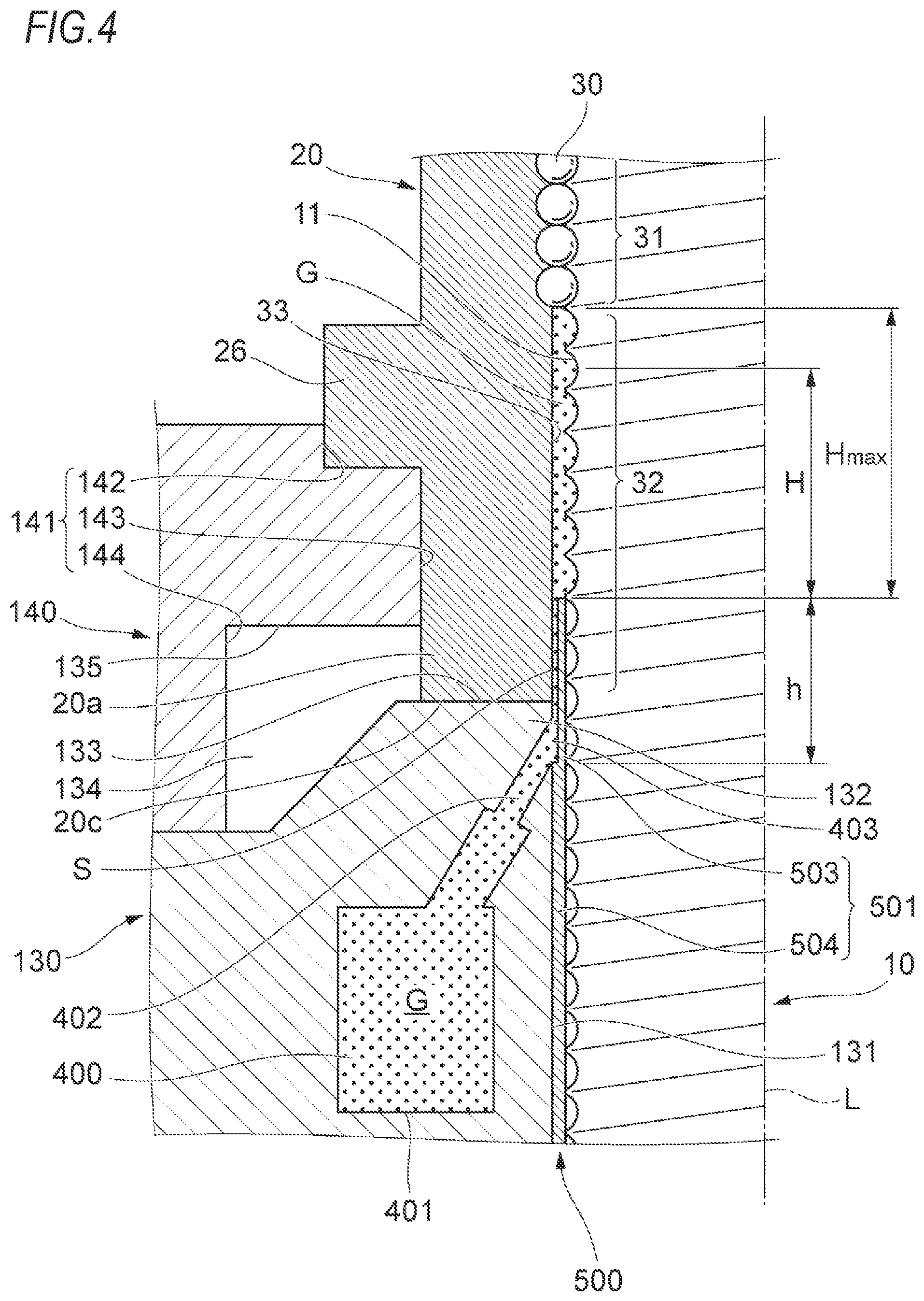 Patent US12460714 Figure 4 – Method and device for sealing grease into ball screw device, ball screw device, method for producing ball screw device, method for producing linear actuator, method for producing vehicle brake, and method for producing vehicle