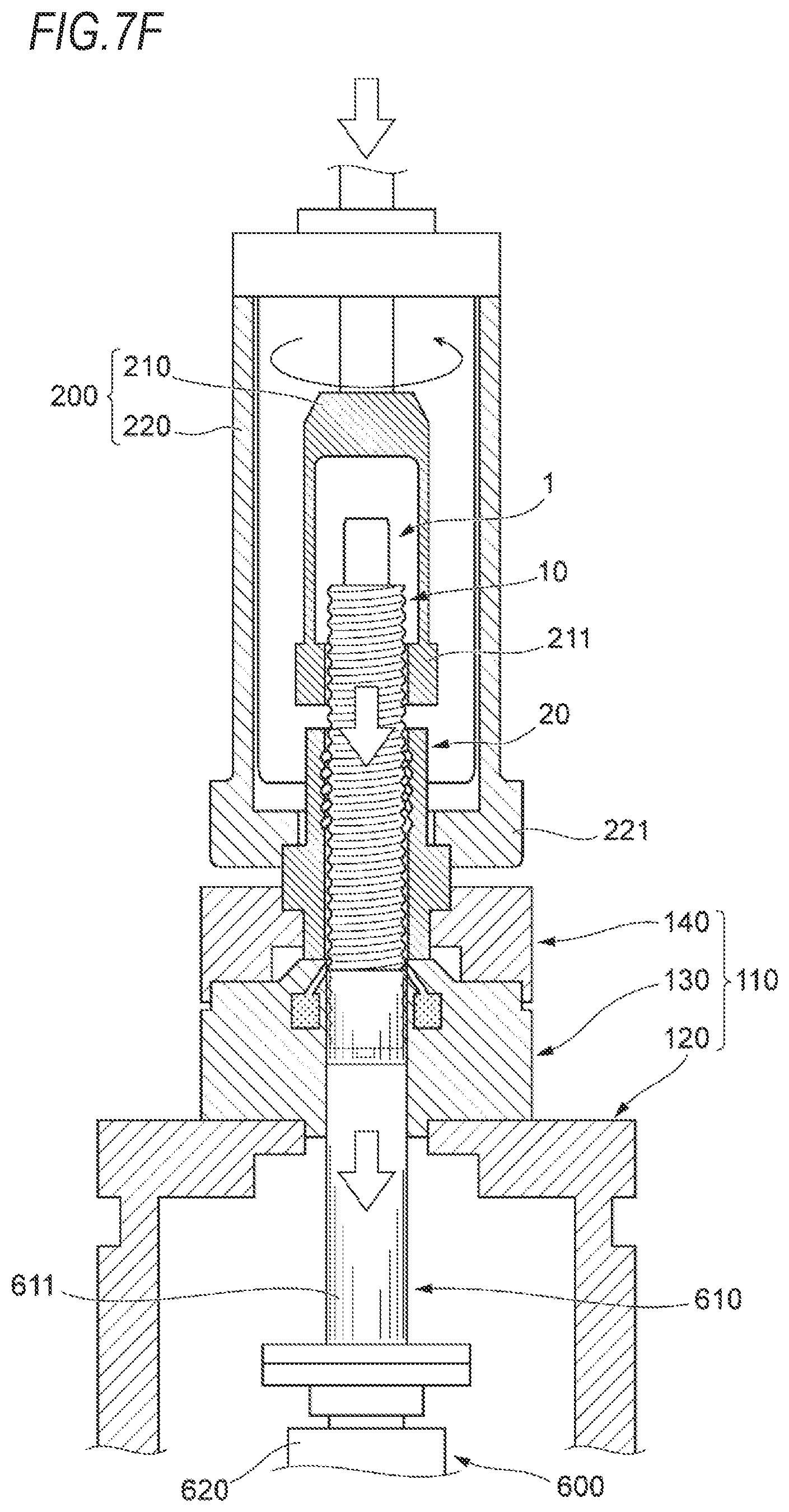 Patent US12460714 Figure 12 – Method and device for sealing grease into ball screw device, ball screw device, method for producing ball screw device, method for producing linear actuator, method for producing vehicle brake, and method for producing vehicle