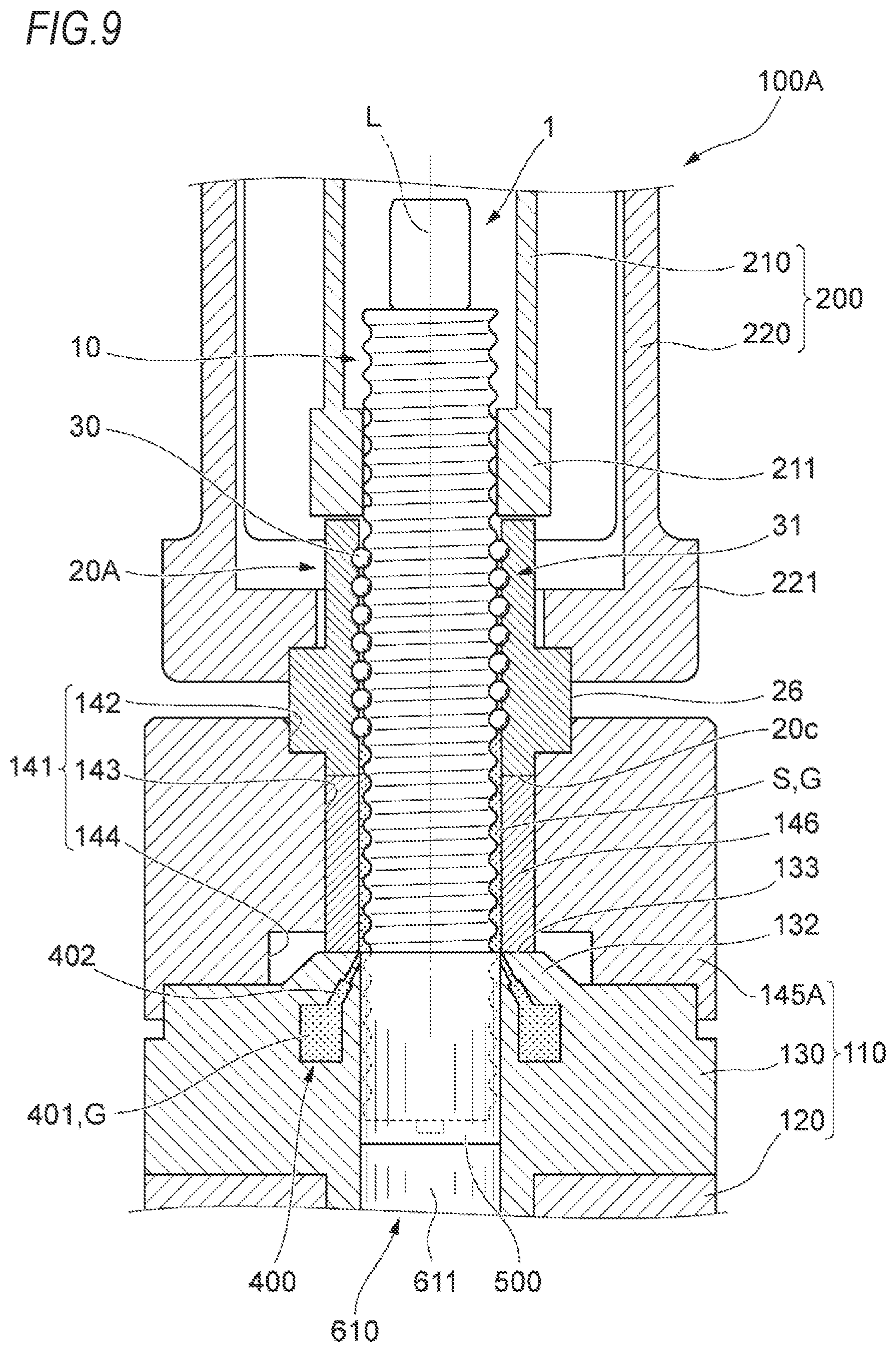 Patent US12460714 Figure 16 – Method and device for sealing grease into ball screw device, ball screw device, method for producing ball screw device, method for producing linear actuator, method for producing vehicle brake, and method for producing vehicle