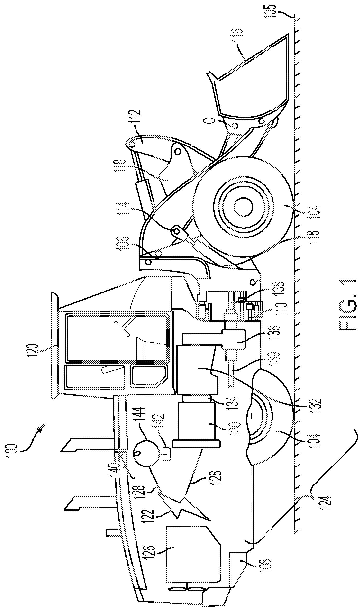 Patent US12460715 — Lubrication system for a traction powertrain — Figure 1