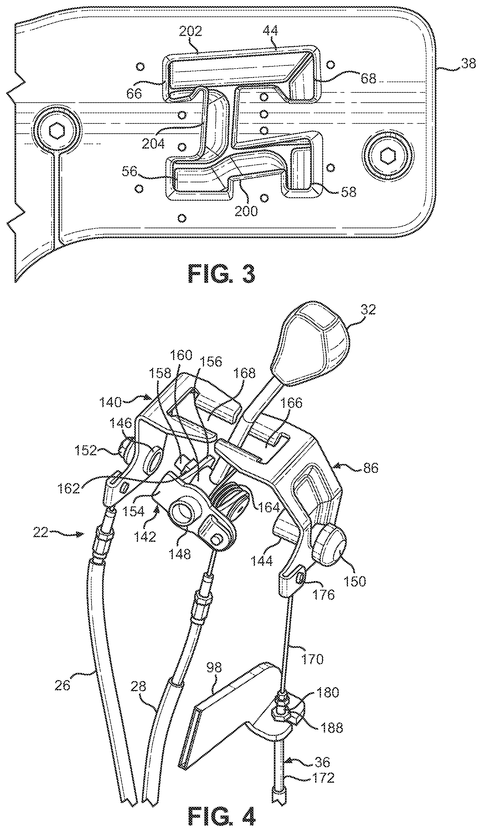 Patent US12460717 Figure 3 – Reaction cable differential interlock system and off-road vehicle including same