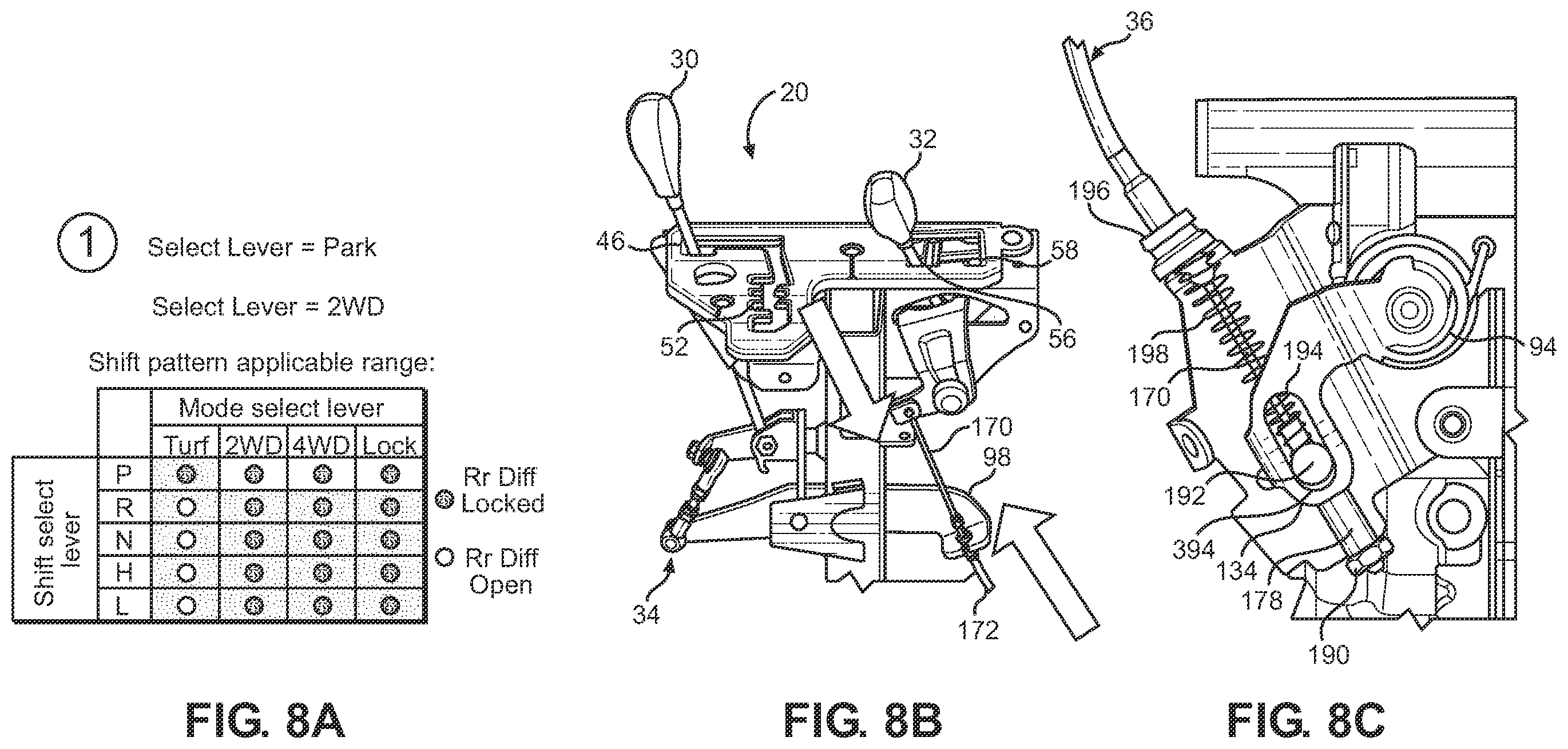 Patent US12460717 Figure 6 – Reaction cable differential interlock system and off-road vehicle including same