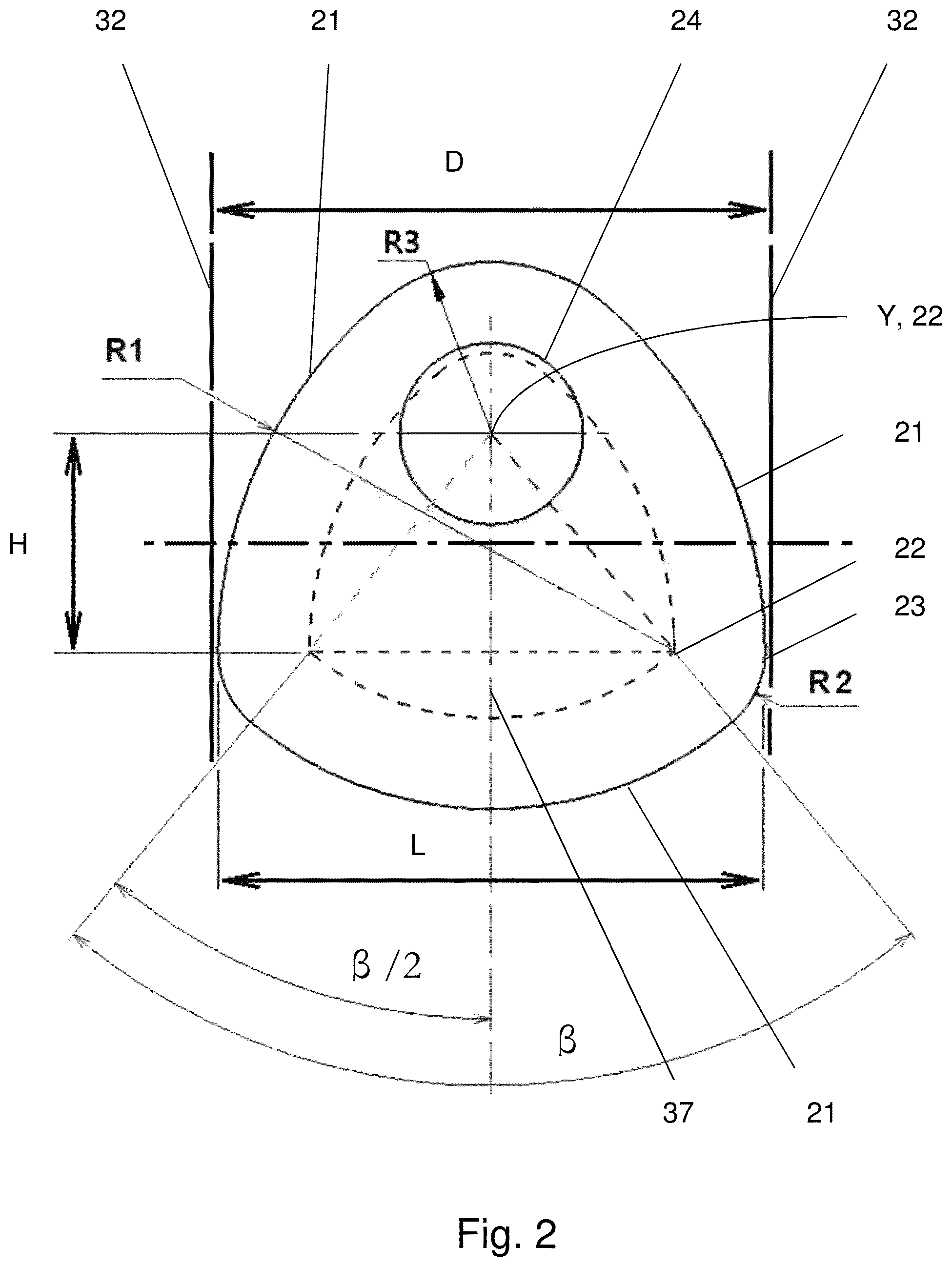Patent US12460720 Figure 2 – Actuation device for a transmission system