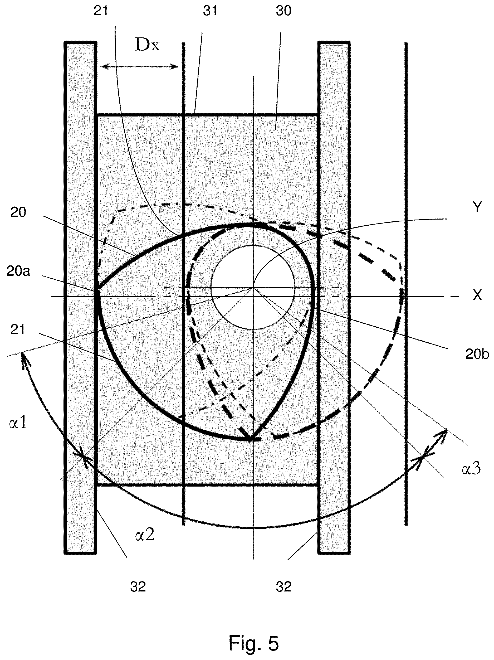 Patent US12460720 Figure 5 – Actuation device for a transmission system