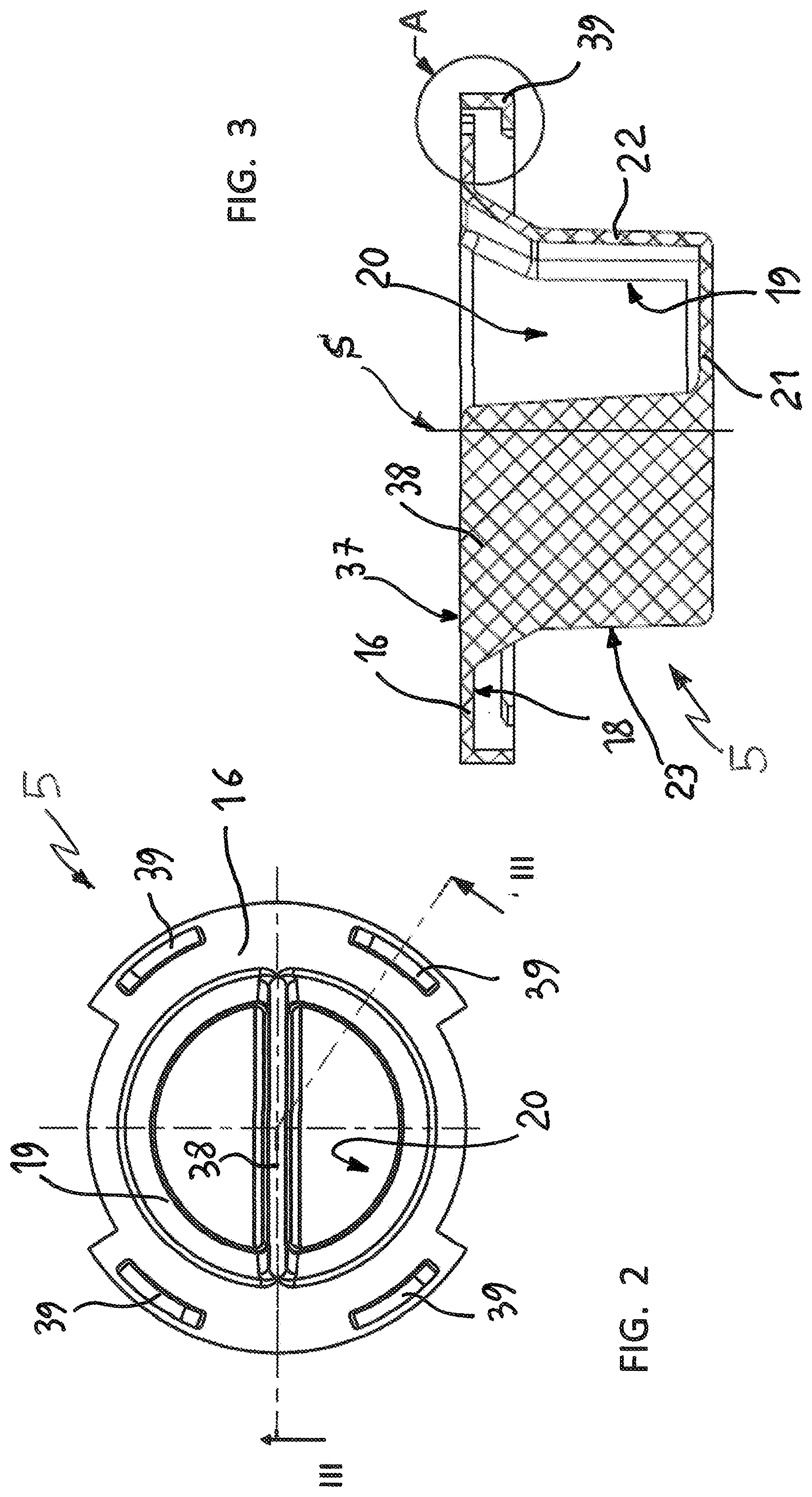 Patent US12460724 Figure 2 – Protection device for a sealing ring, in particular an oil sealing ring for vehicle transmission components and associated sealing system
