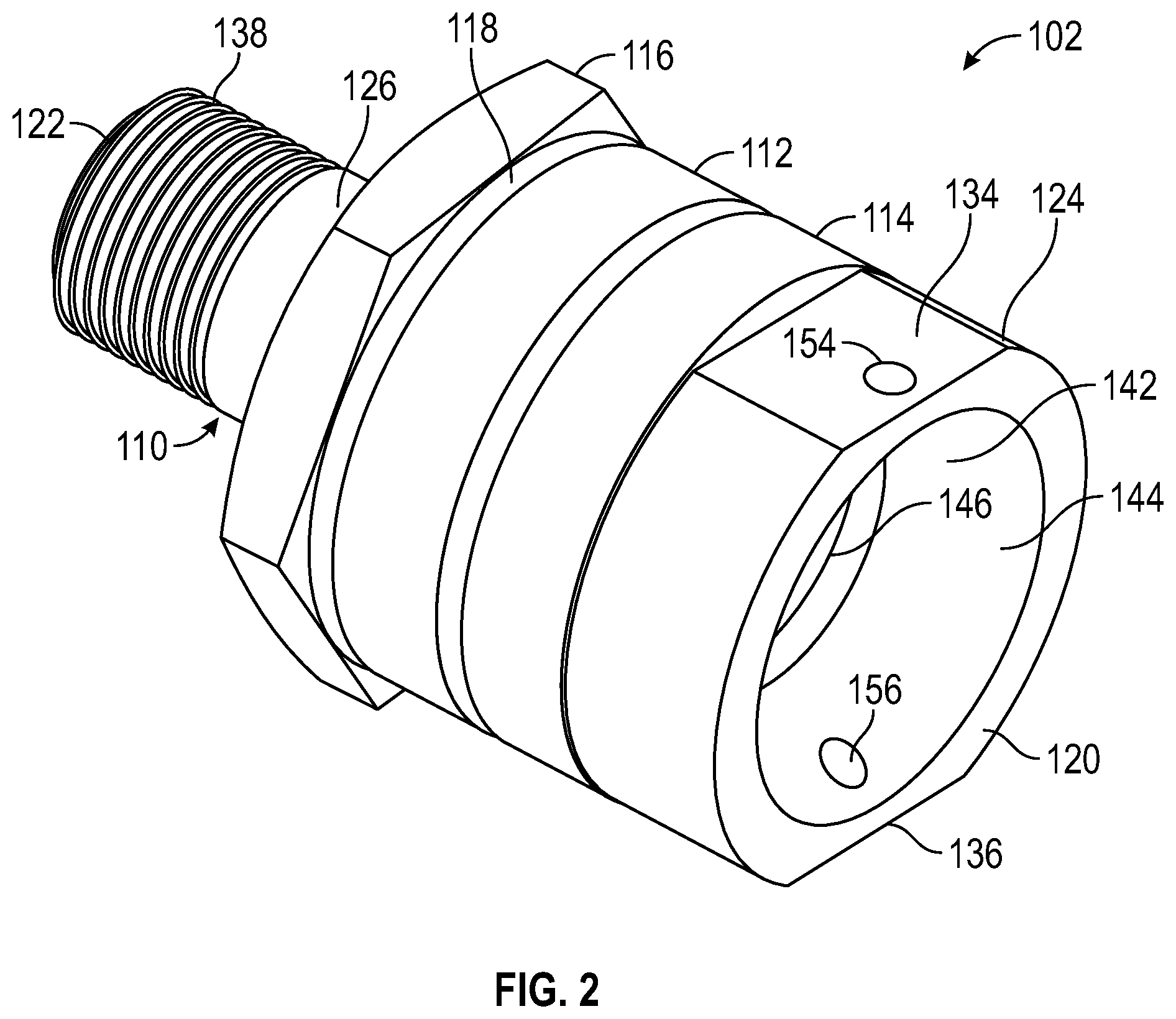 Patent US12460725 Figure 2 – Fluid fitting couplers and coupling system