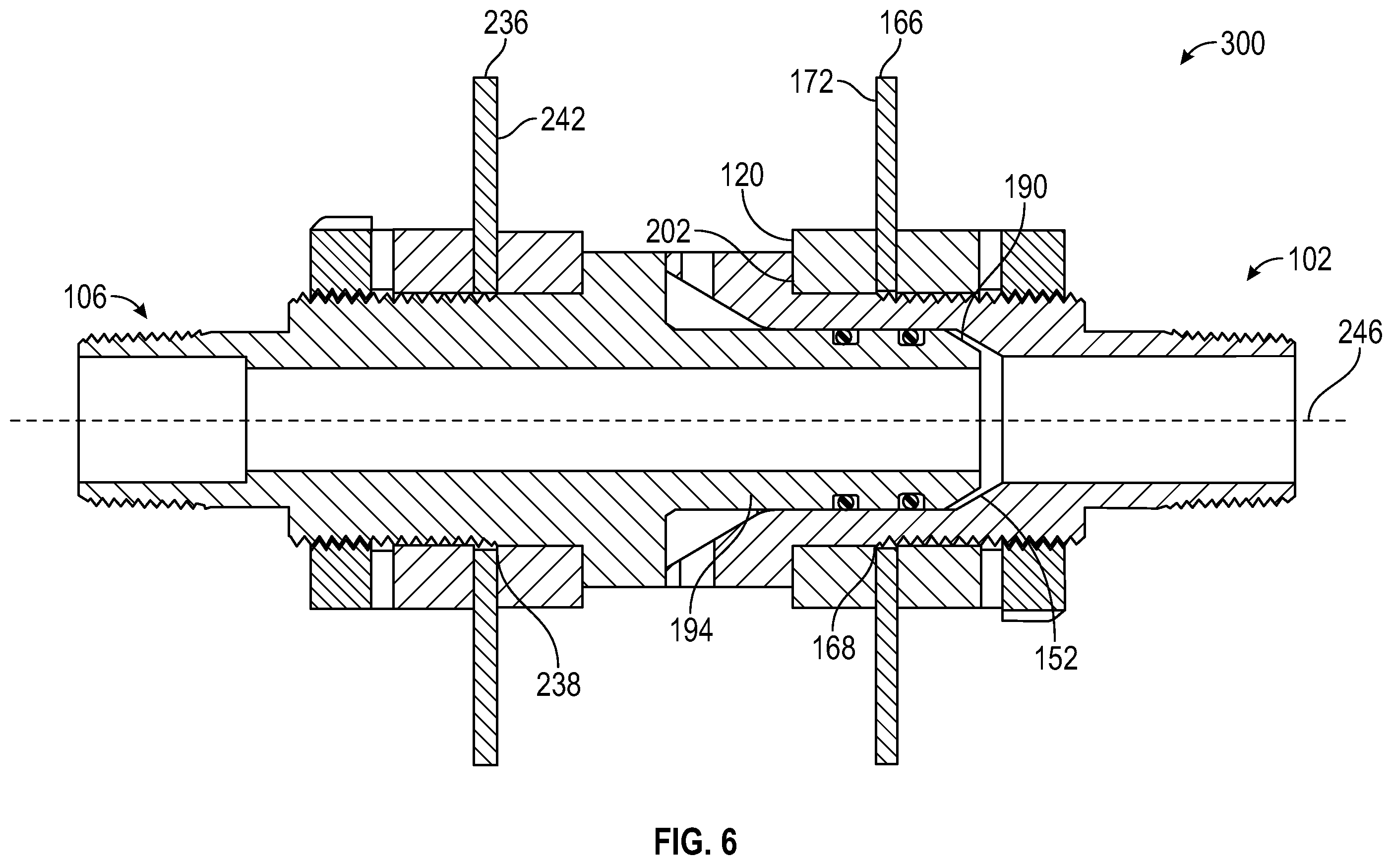 Patent US12460725 Figure 6 – Fluid fitting couplers and coupling system