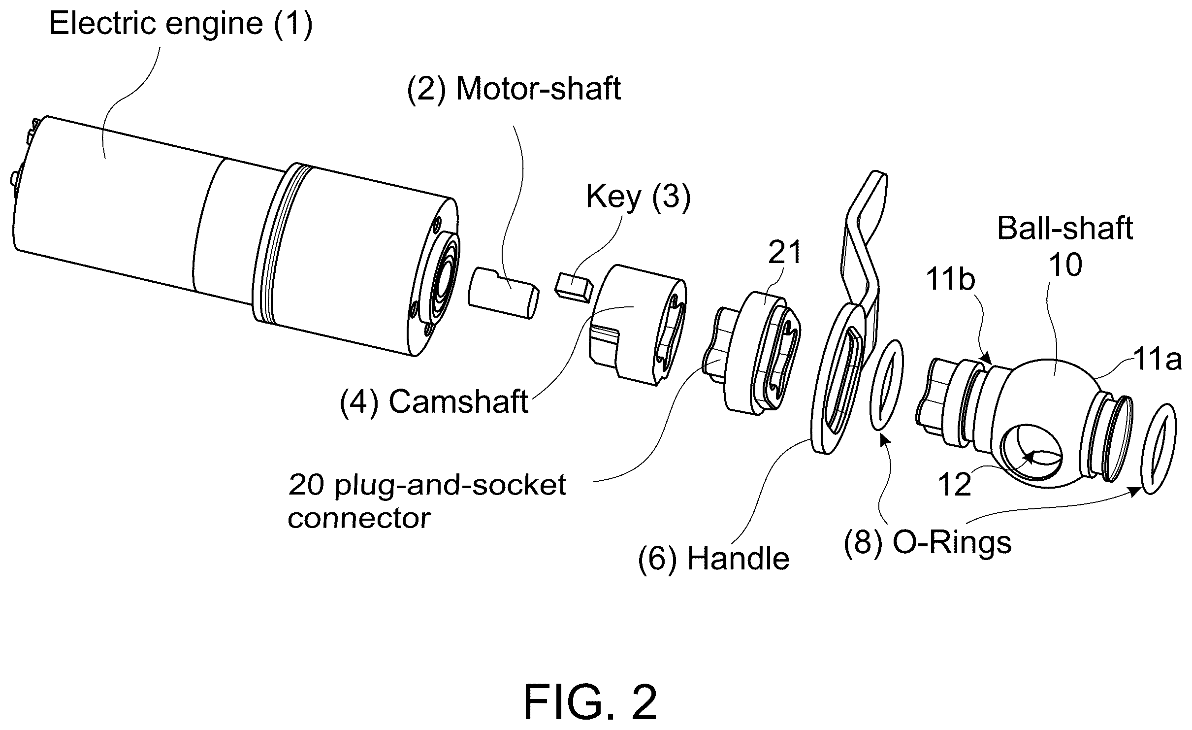 Patent US12460730 Figure 2 – Compliant joint drive assembly