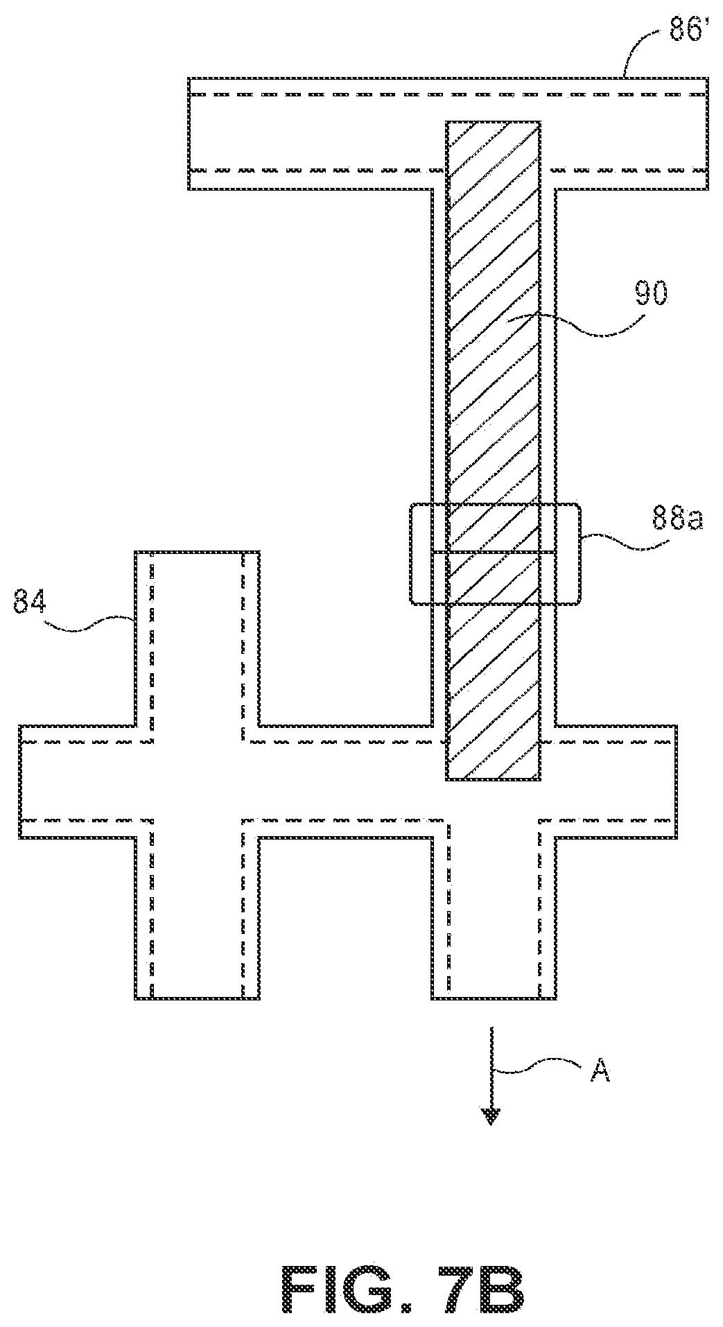 Patent US12460731 Figure 8 – Valve assembly with directional flow path