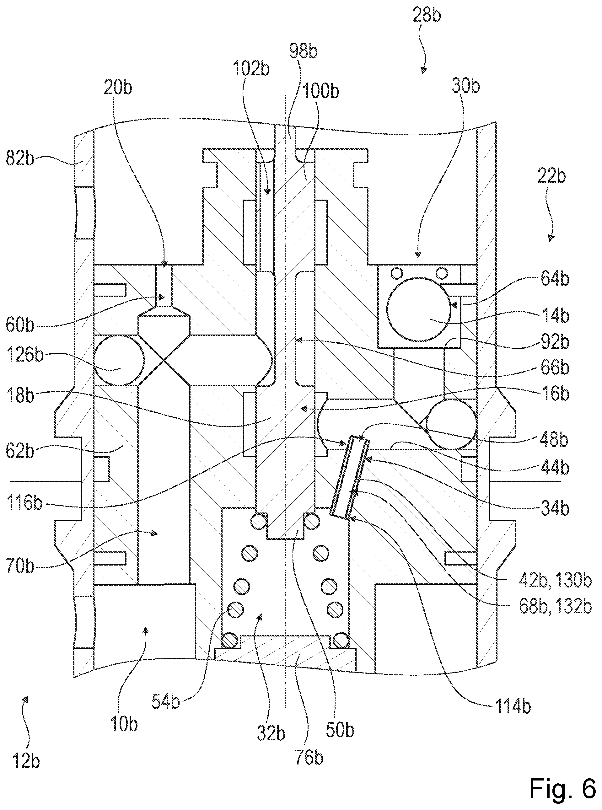 Patent US12460732 Figure 5 – Variable flow check valve device, suspension valve, vehicle suspension system and method