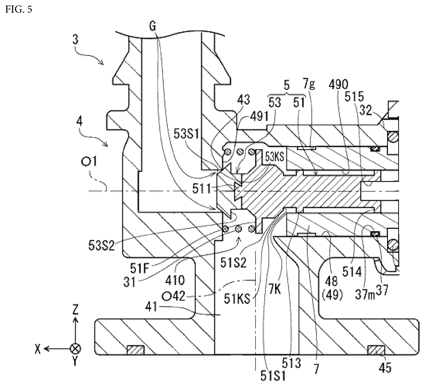 Patent US12460735 Figure 5 – Solenoid valve device