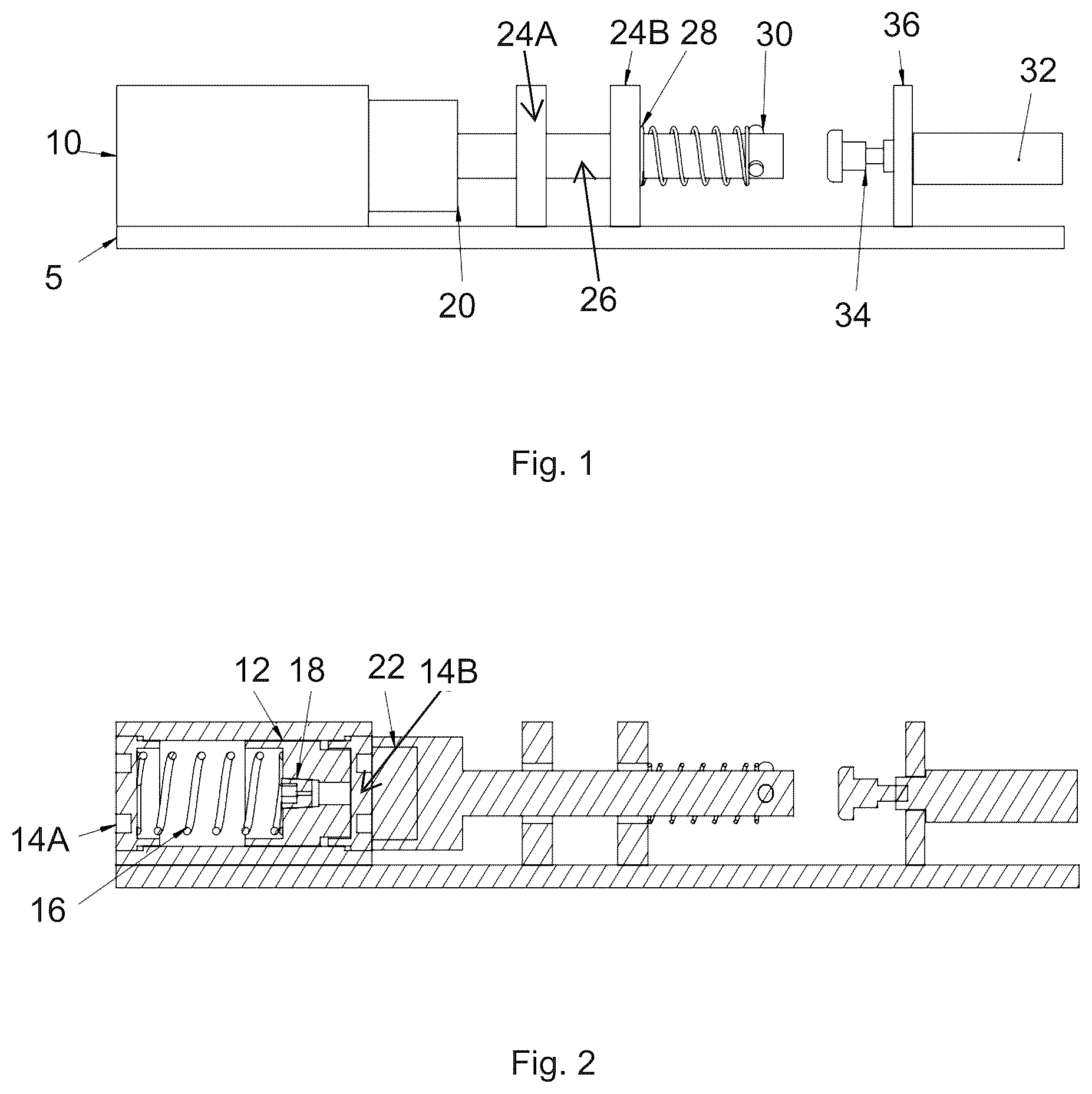 Patent US12460737 Figure 1 – Line break device