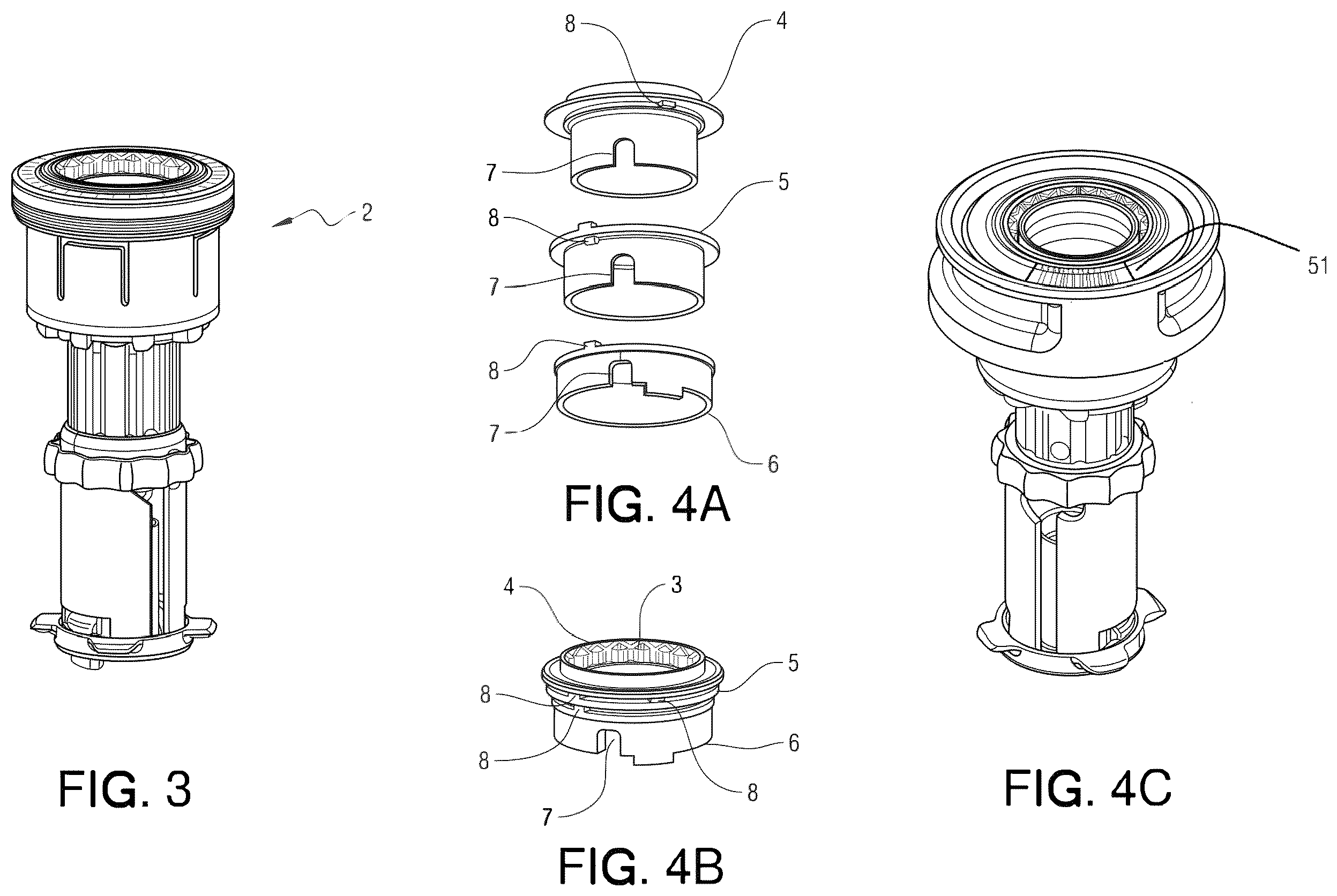 Patent US12460741 Figure 3 – Safety valve for returnable bottle, bottle collar and process for plugging a returnable bottle
