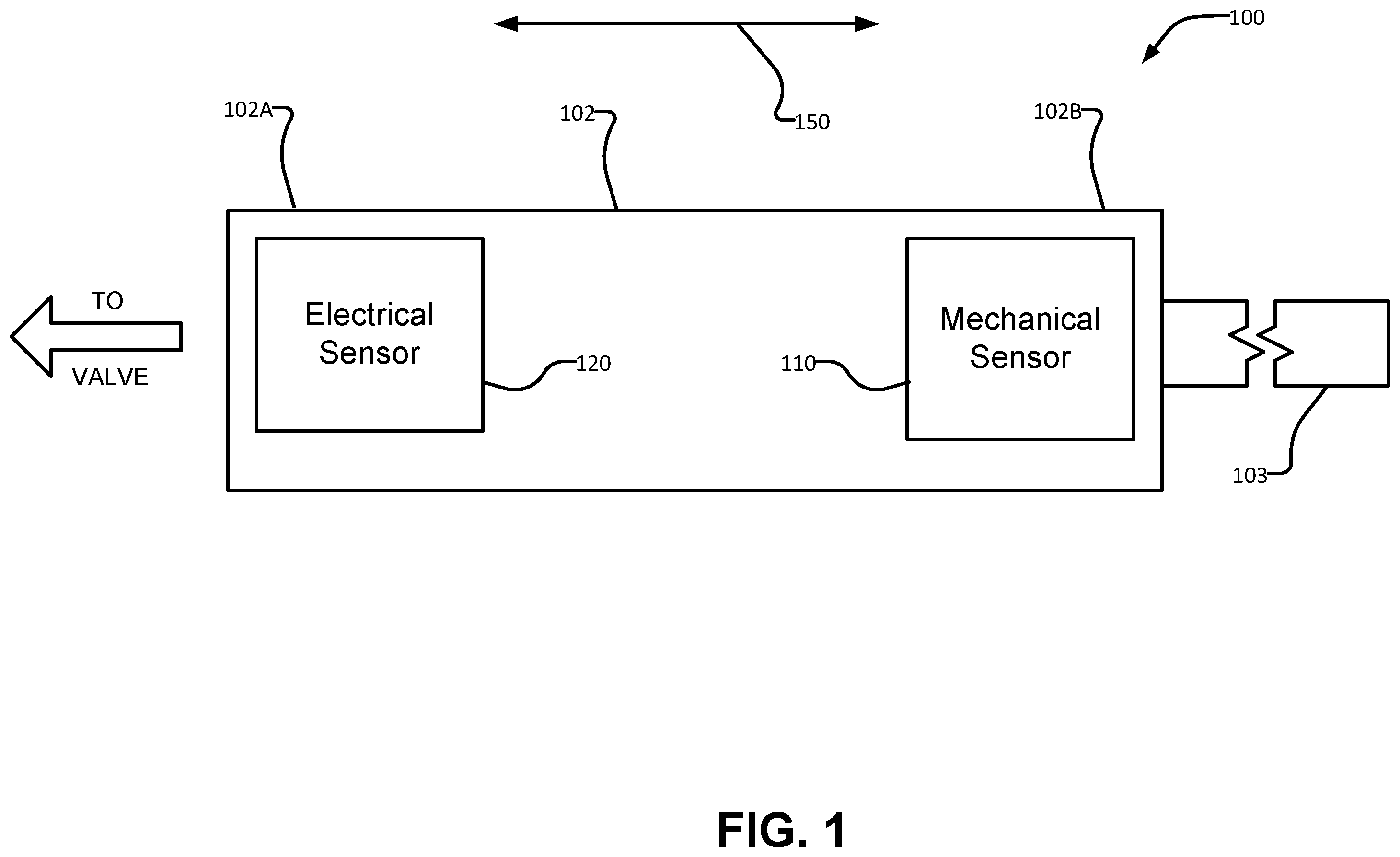 Patent US12460742 Figure 1 – Valve-diagnostic system and device