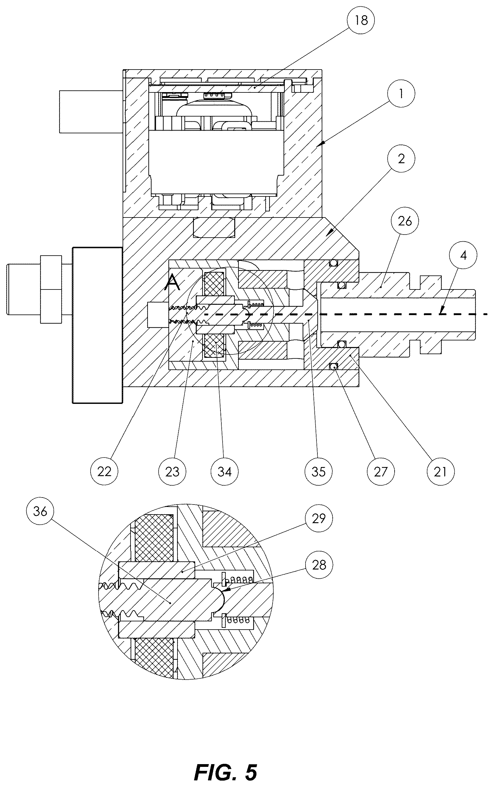 Patent US12460743 Figure 5 – Compact control valve