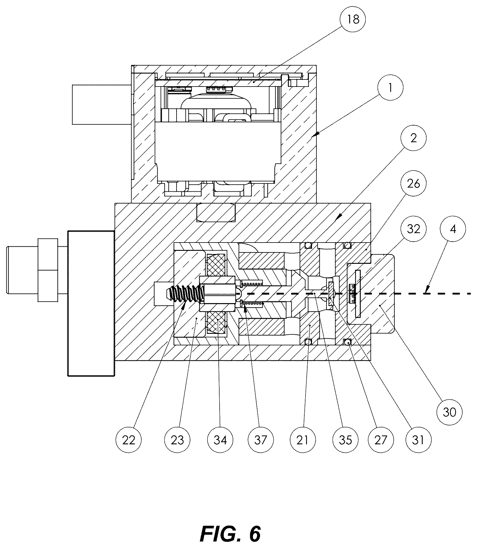 Patent US12460743 Figure 6 – Compact control valve
