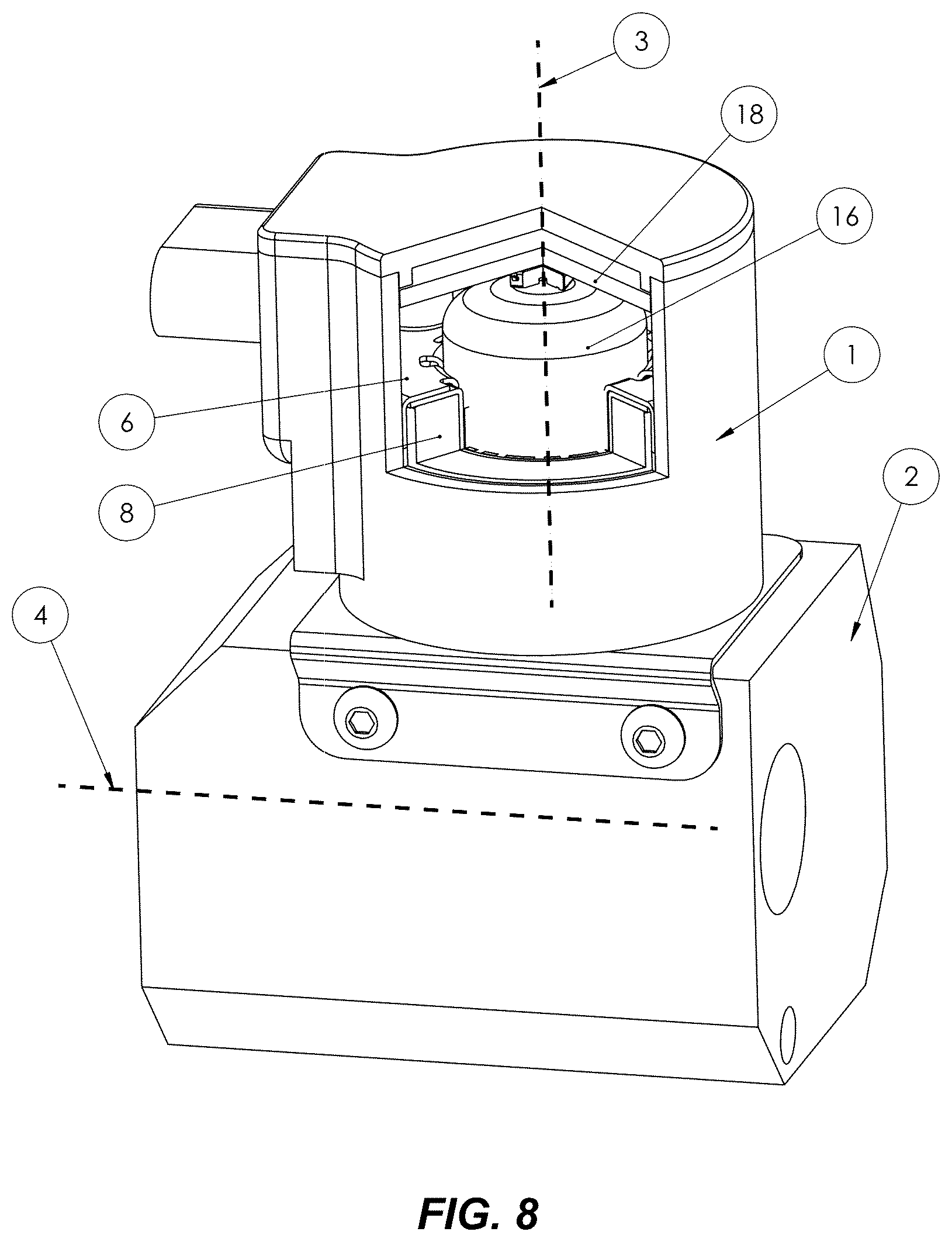 Patent US12460743 Figure 8 – Compact control valve