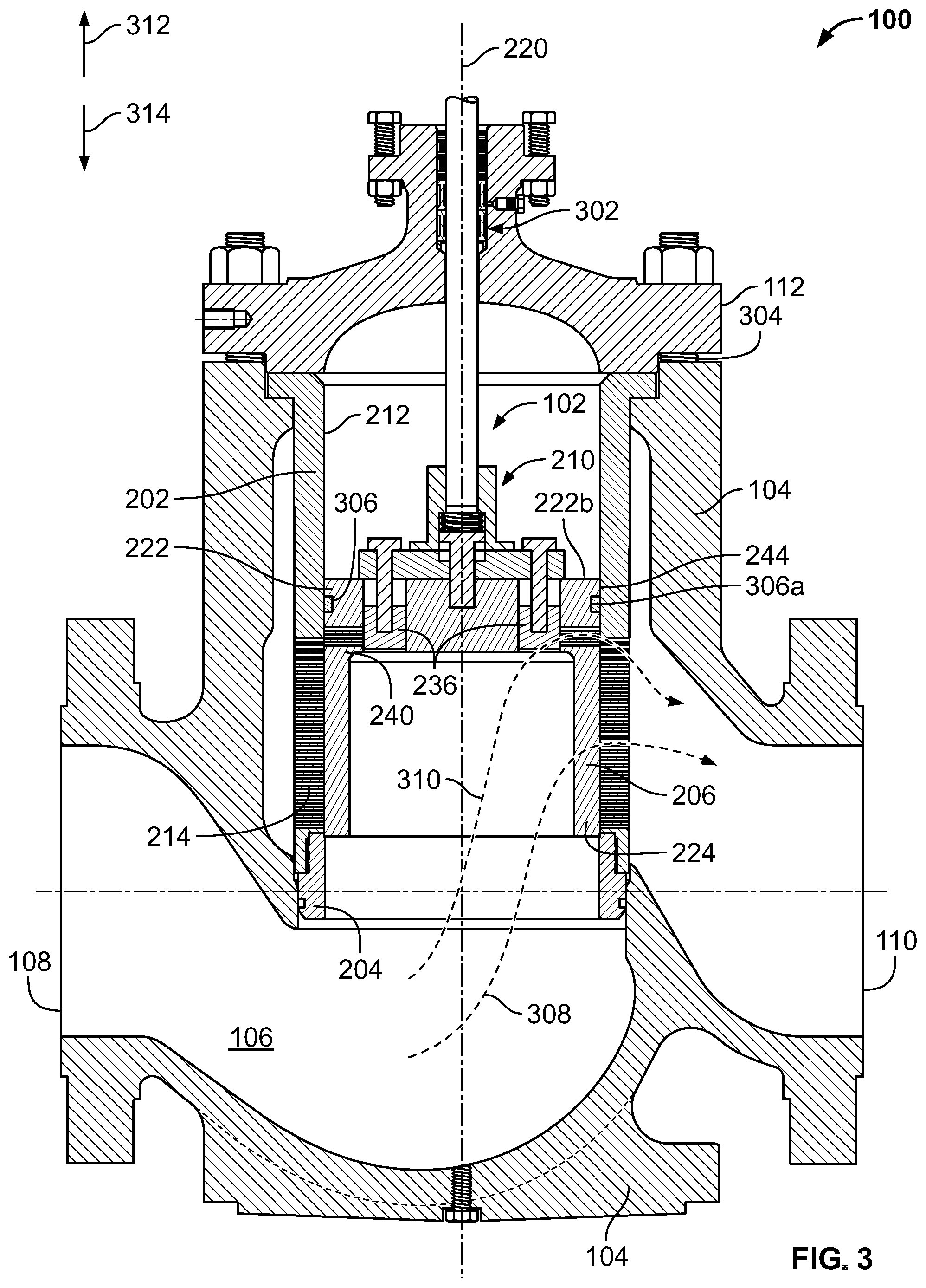 Patent US12460745 Figure 4 – Valve trim apparatus for use with fluid valves