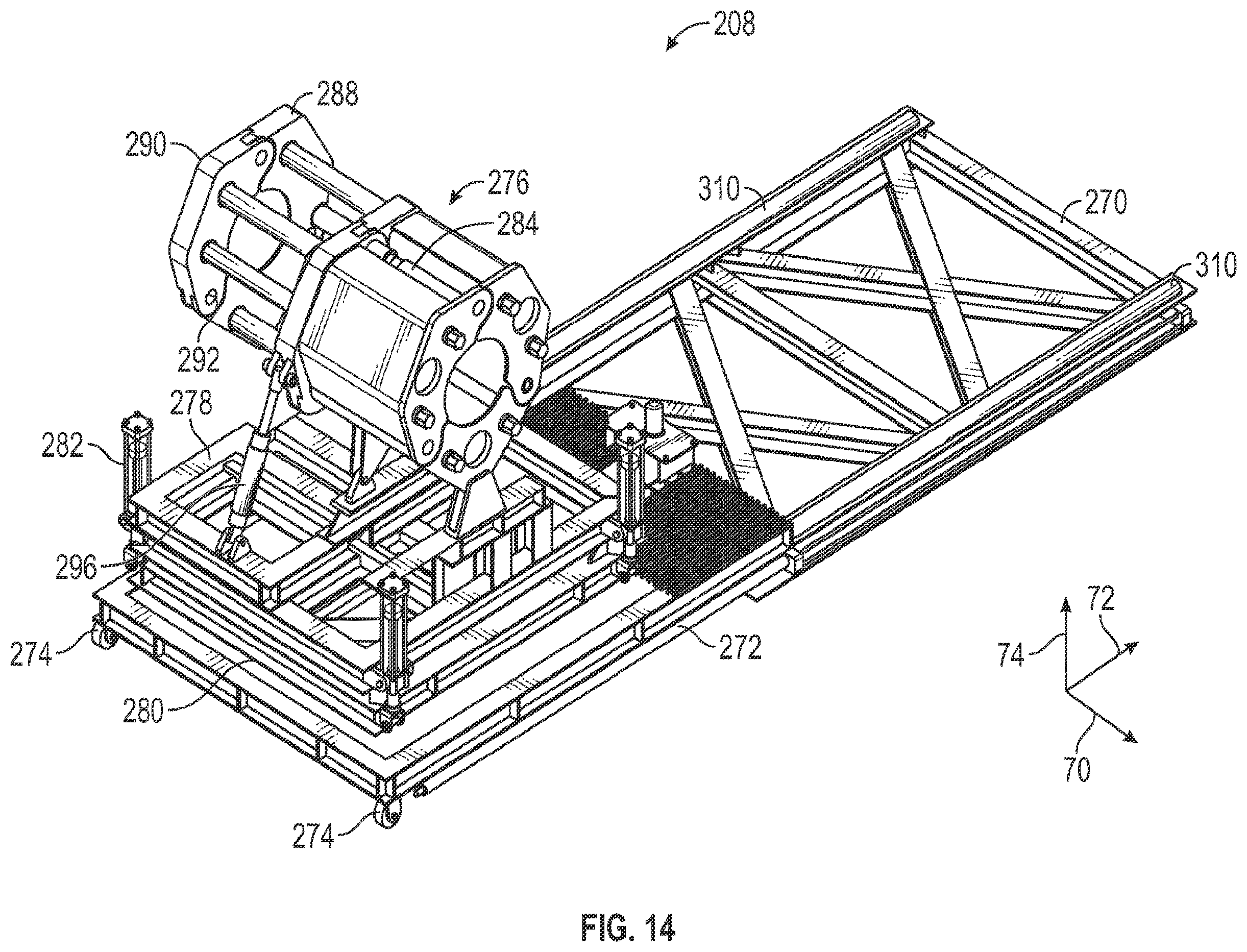 Patent US12460747 Figure 14 – System and method for deploying coils of spoolable pipe