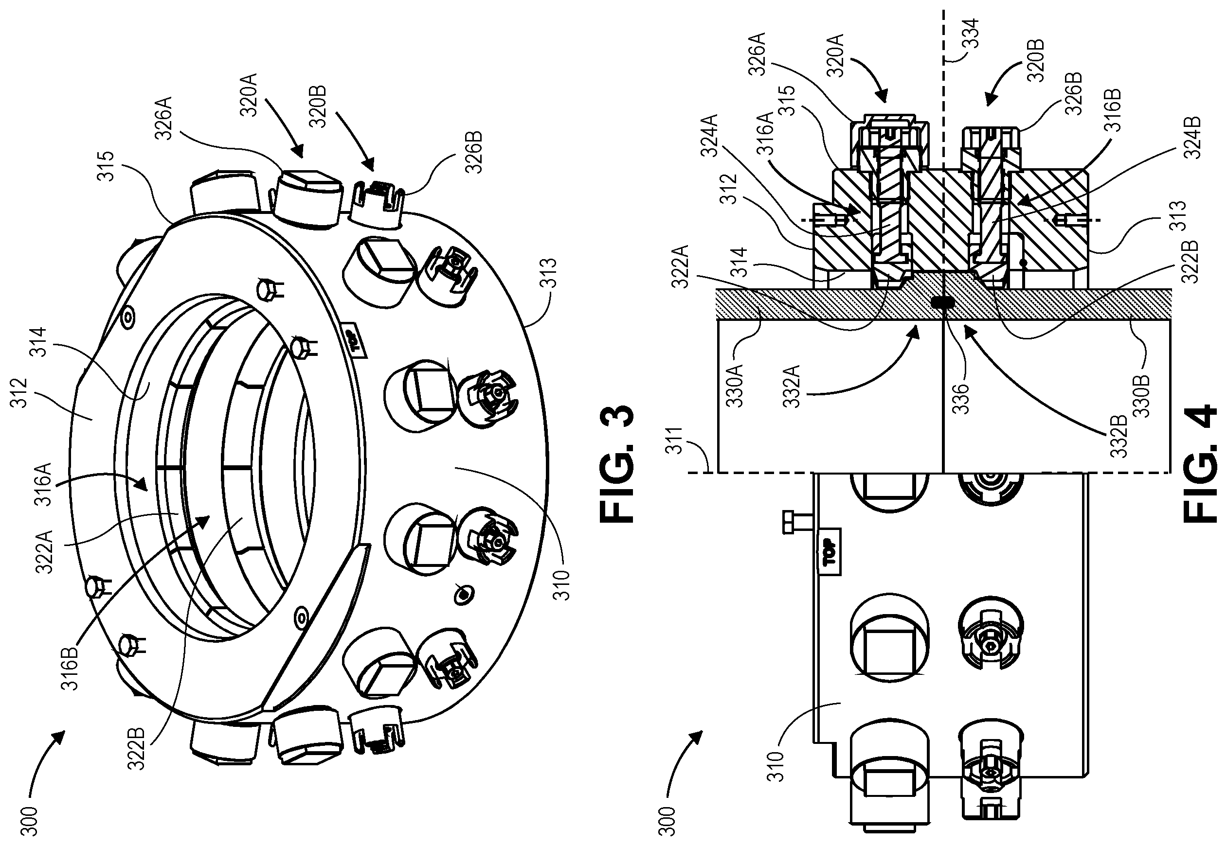 Patent US12460754 Figure 3 – Clamp-to-fastlock converter