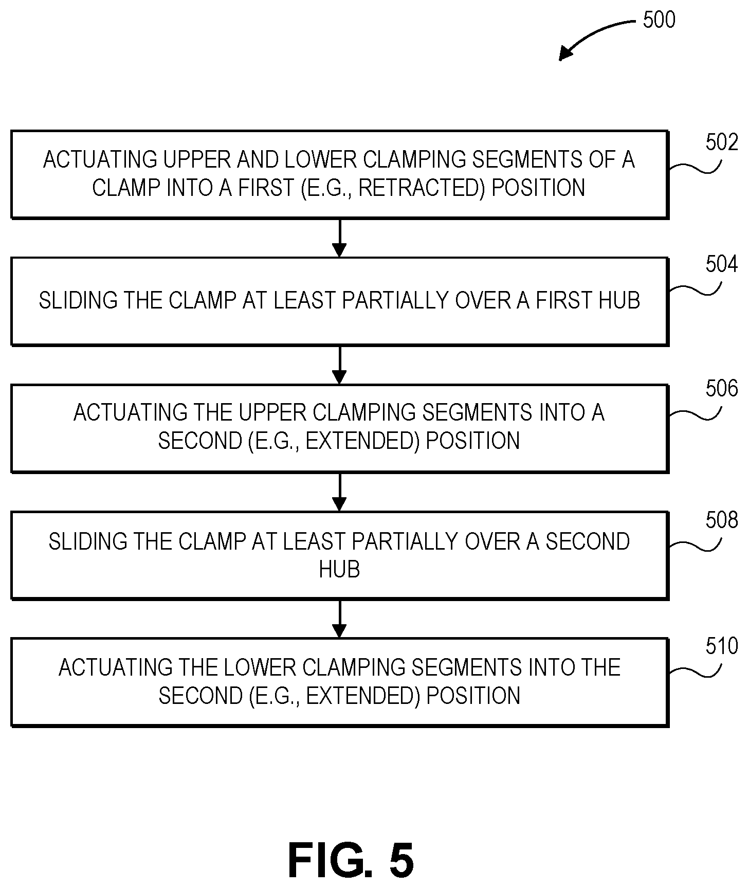 Patent US12460754 Figure 4 – Clamp-to-fastlock converter