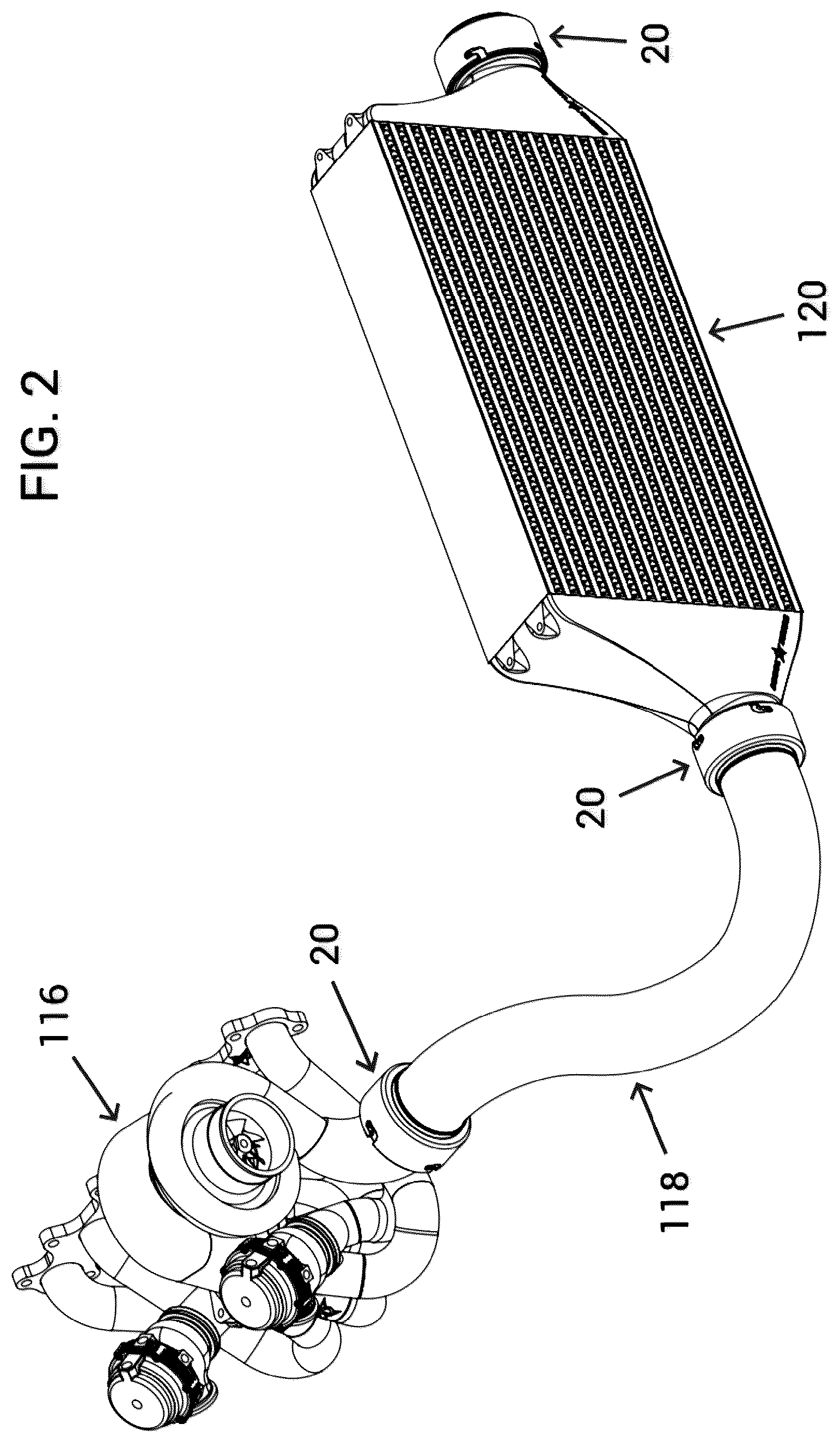 Patent US12460756 Figure 3 – Pivotally adjustable fluid coupling assembly, and method of using same
