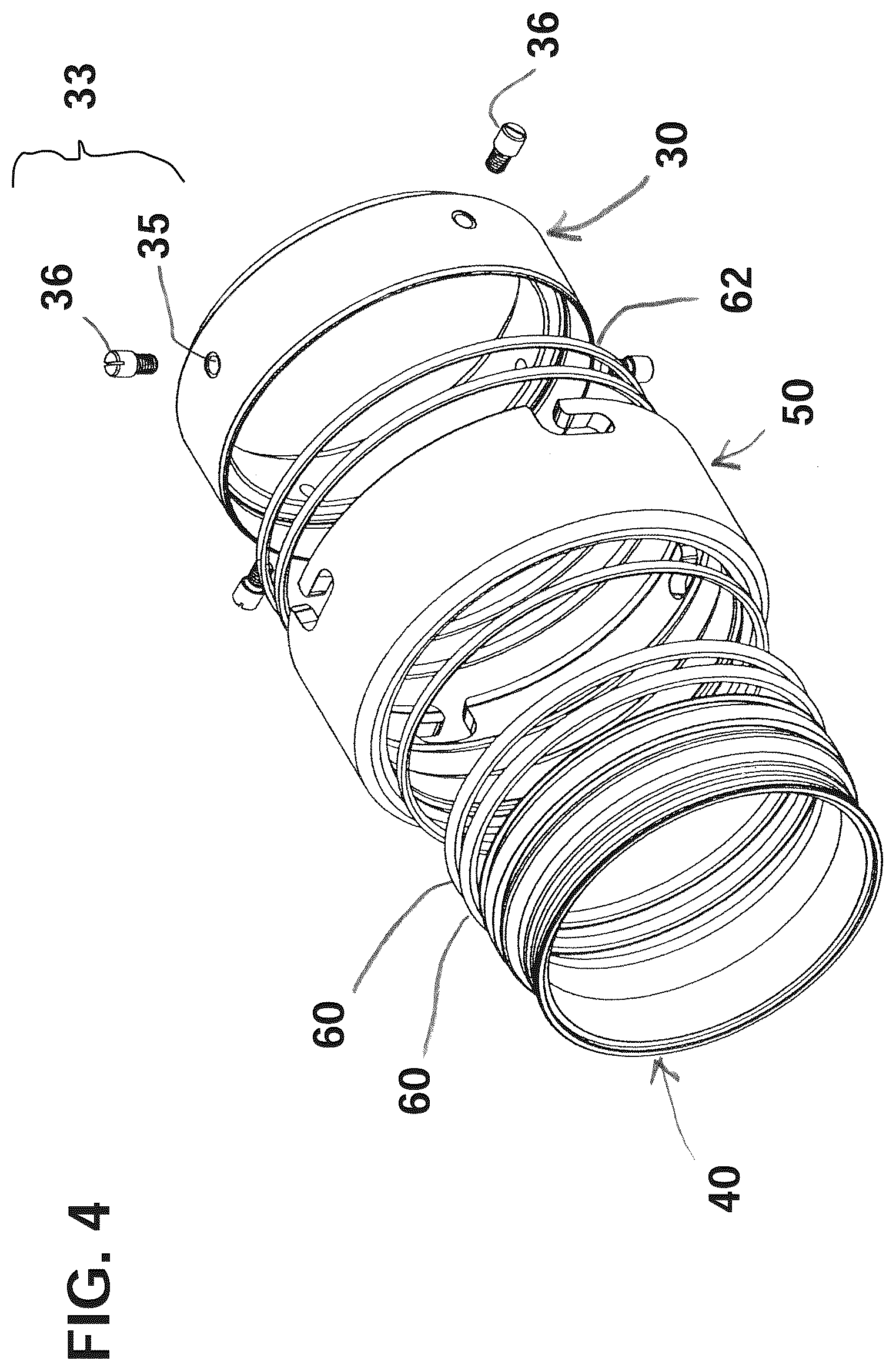 Patent US12460756 Figure 7 – Pivotally adjustable fluid coupling assembly, and method of using same