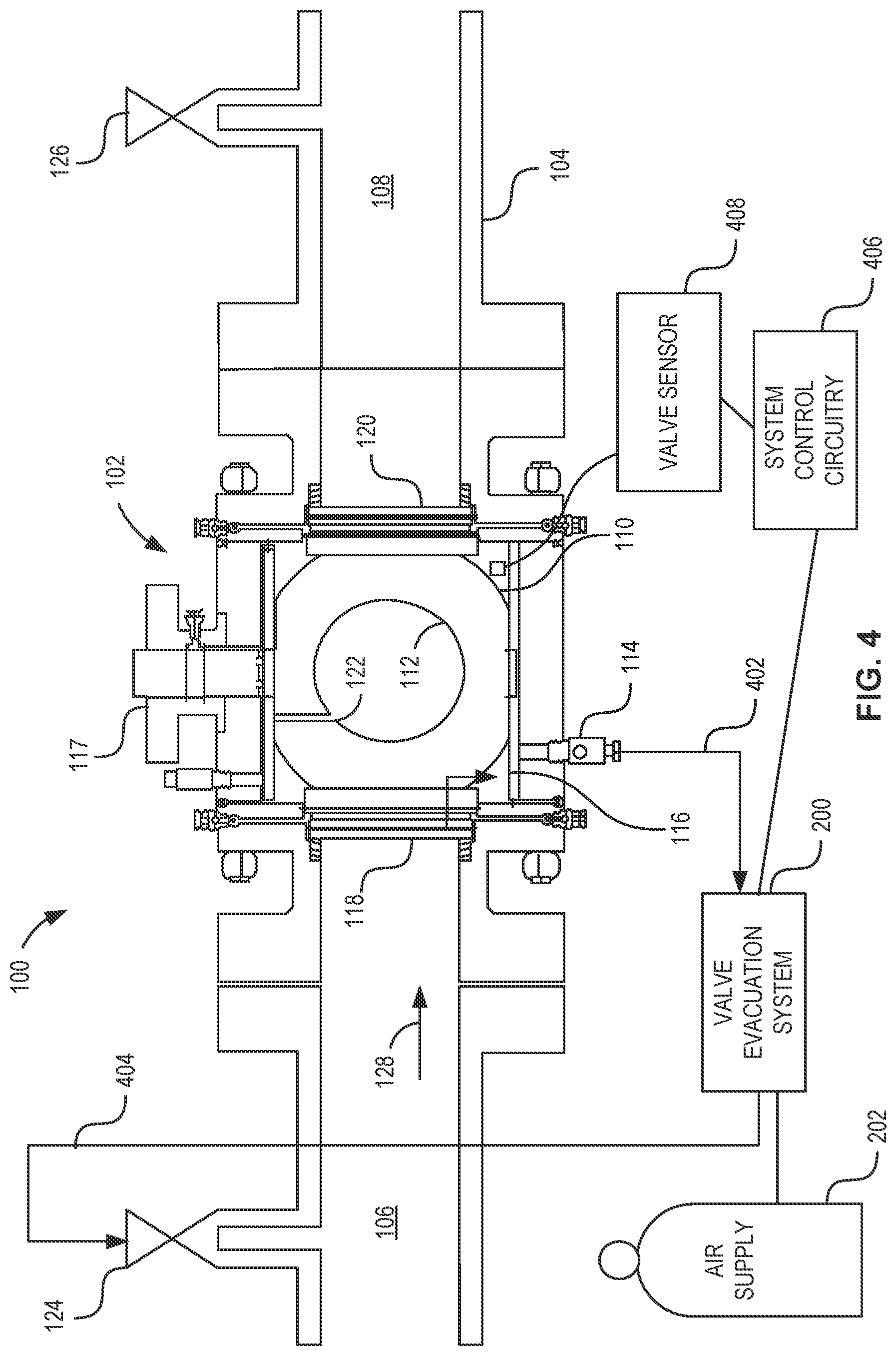 Patent US12460762 Figure 6 – Valve evacuation apparatus, control, and associated methods