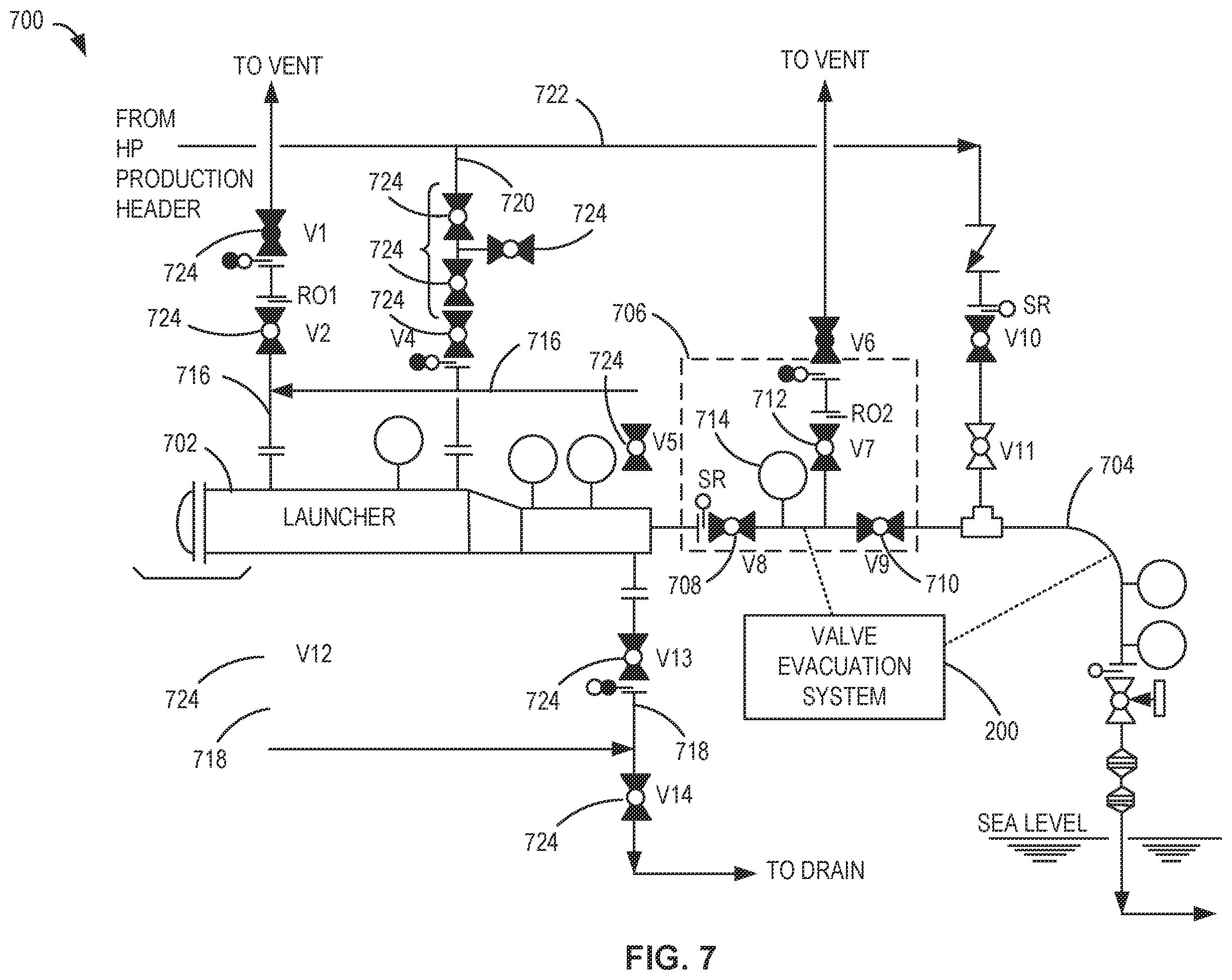 Patent US12460762 Figure 9 – Valve evacuation apparatus, control, and associated methods